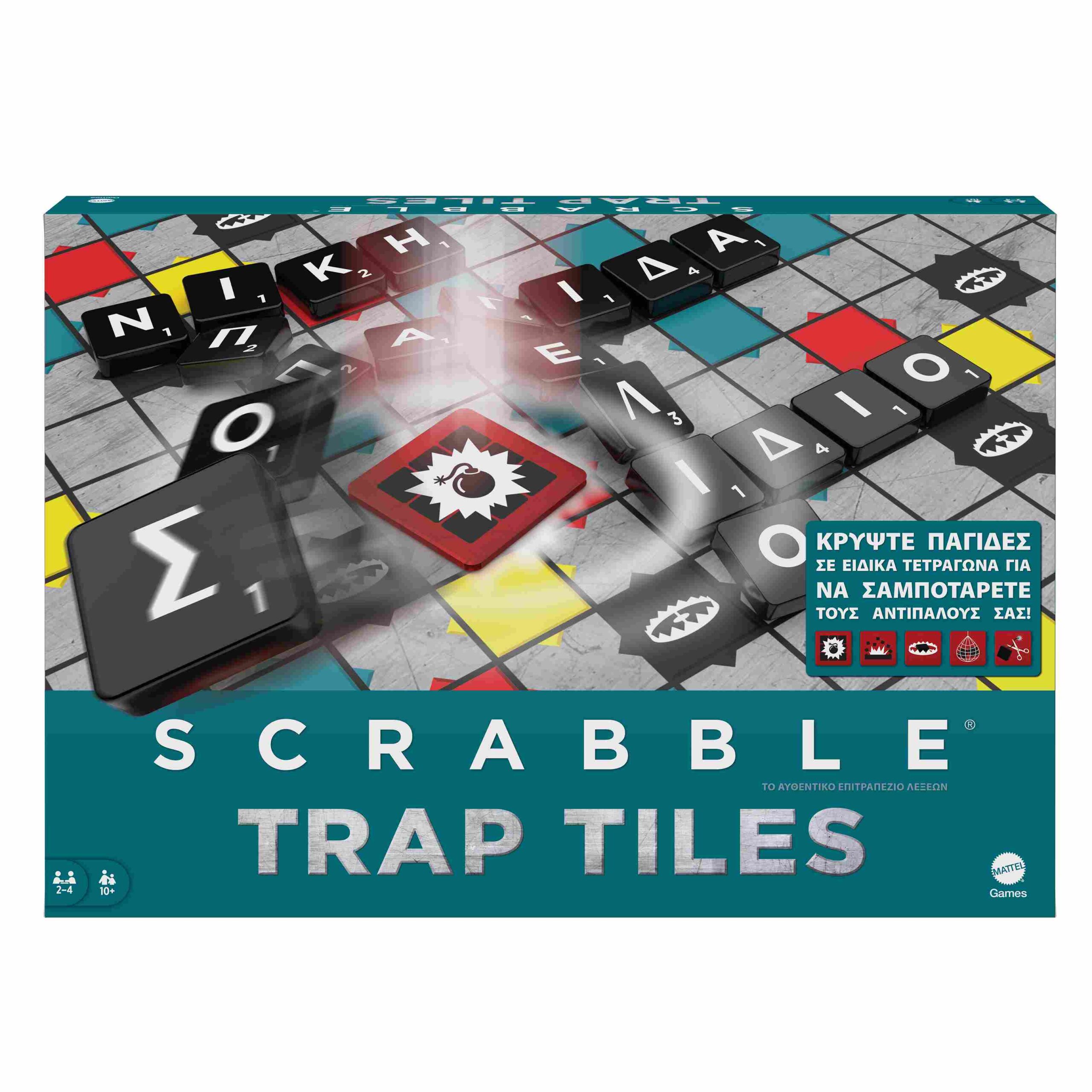 Mattel Games Επιτραπέζιο Scrabble Trap Tiles HLM18 - Mattel Games