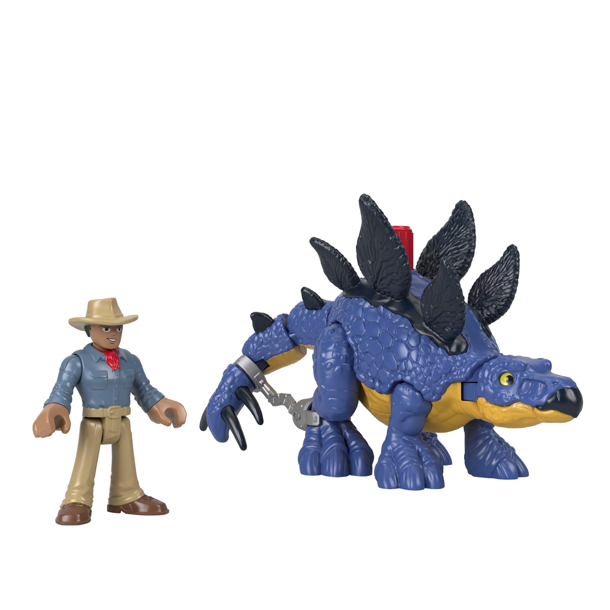 Fisher-Price Imaginext Jurassic World 3 Δεινόσαυρος και Φιγούρα 2 Σχέδια GVV65 - Fisher-Price, Imaginext