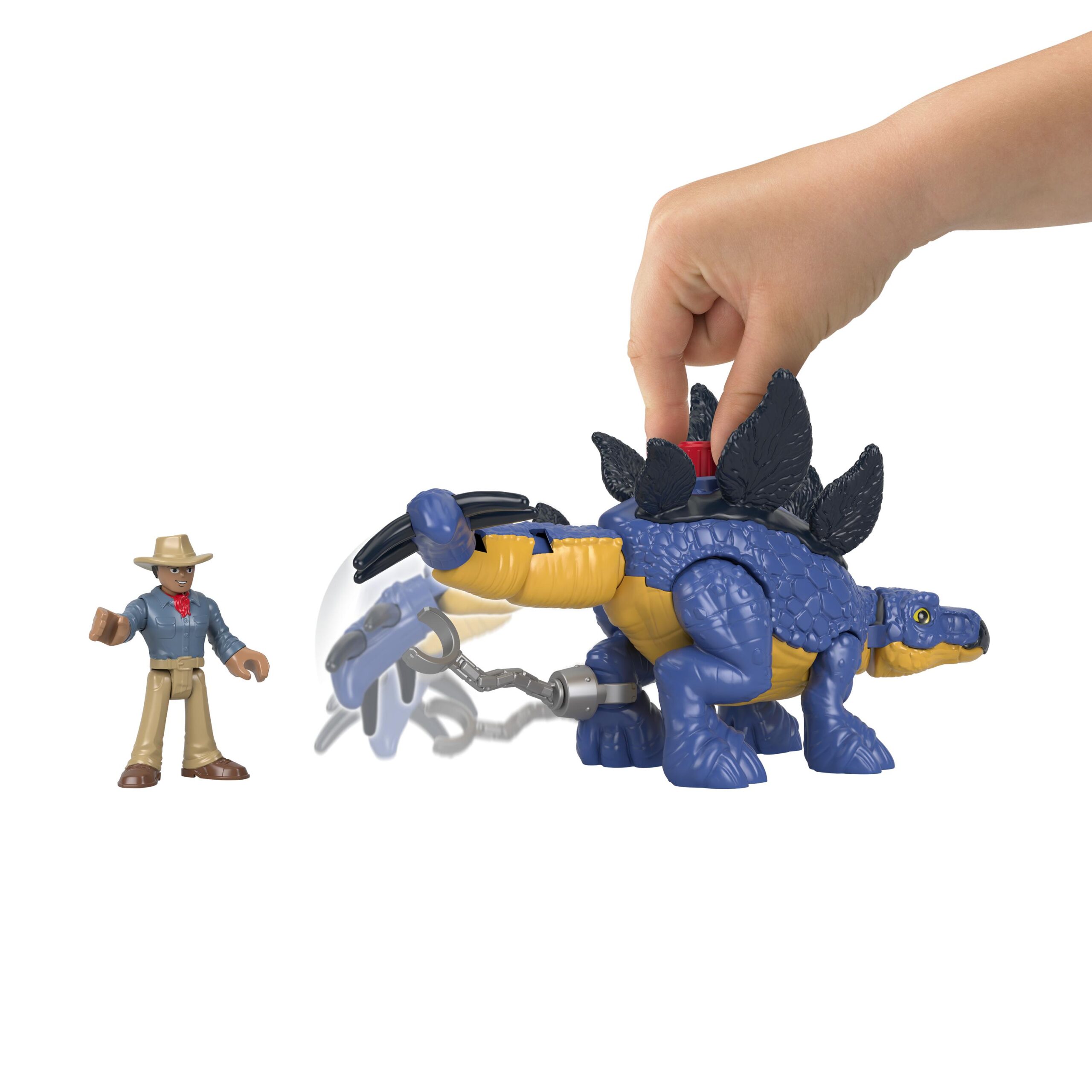 Fisher-Price Imaginext Jurassic World 3 Δεινόσαυρος και Φιγούρα 2 Σχέδια GVV65 - Fisher-Price, Imaginext