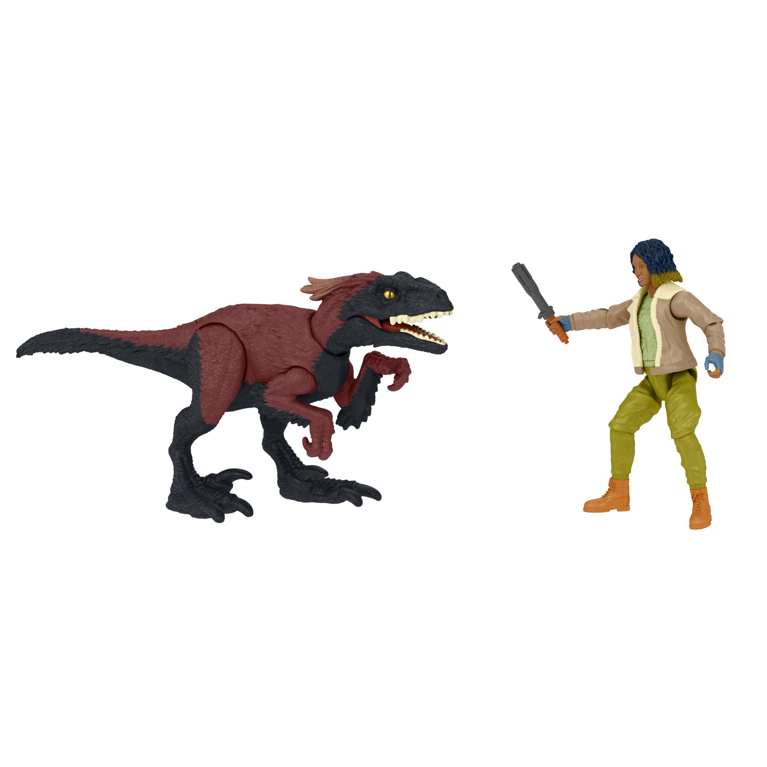 Jurassic World Σετ Άνθρωπος & Δεινόσαυρος 5 Σχέδια HDX46 - Jurassic World