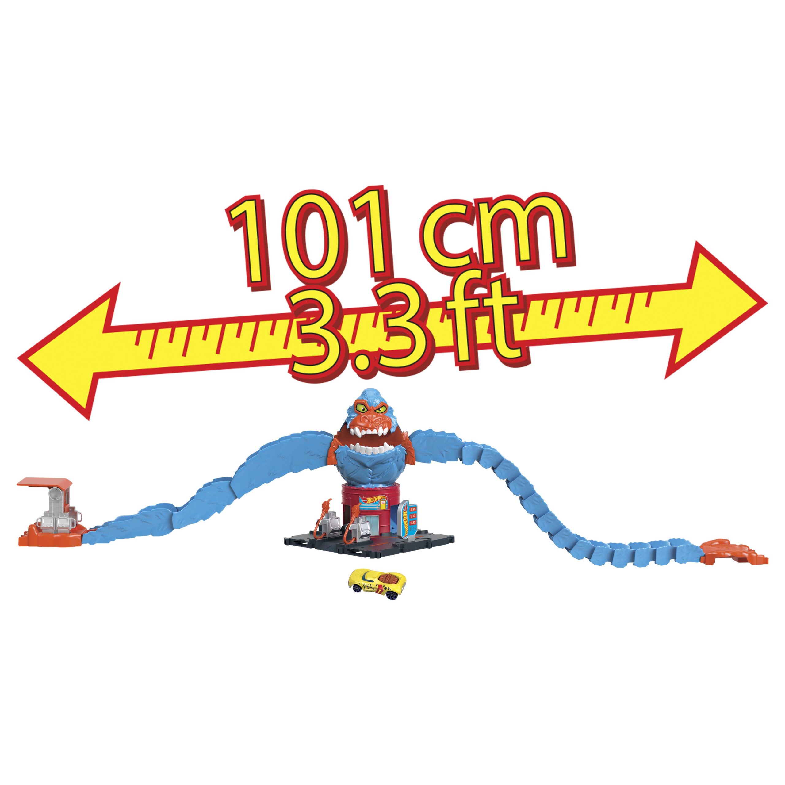 Mattel Hot Wheels Πίστες City Με Θηρία Σχέδια HDR29 - Hot Wheels