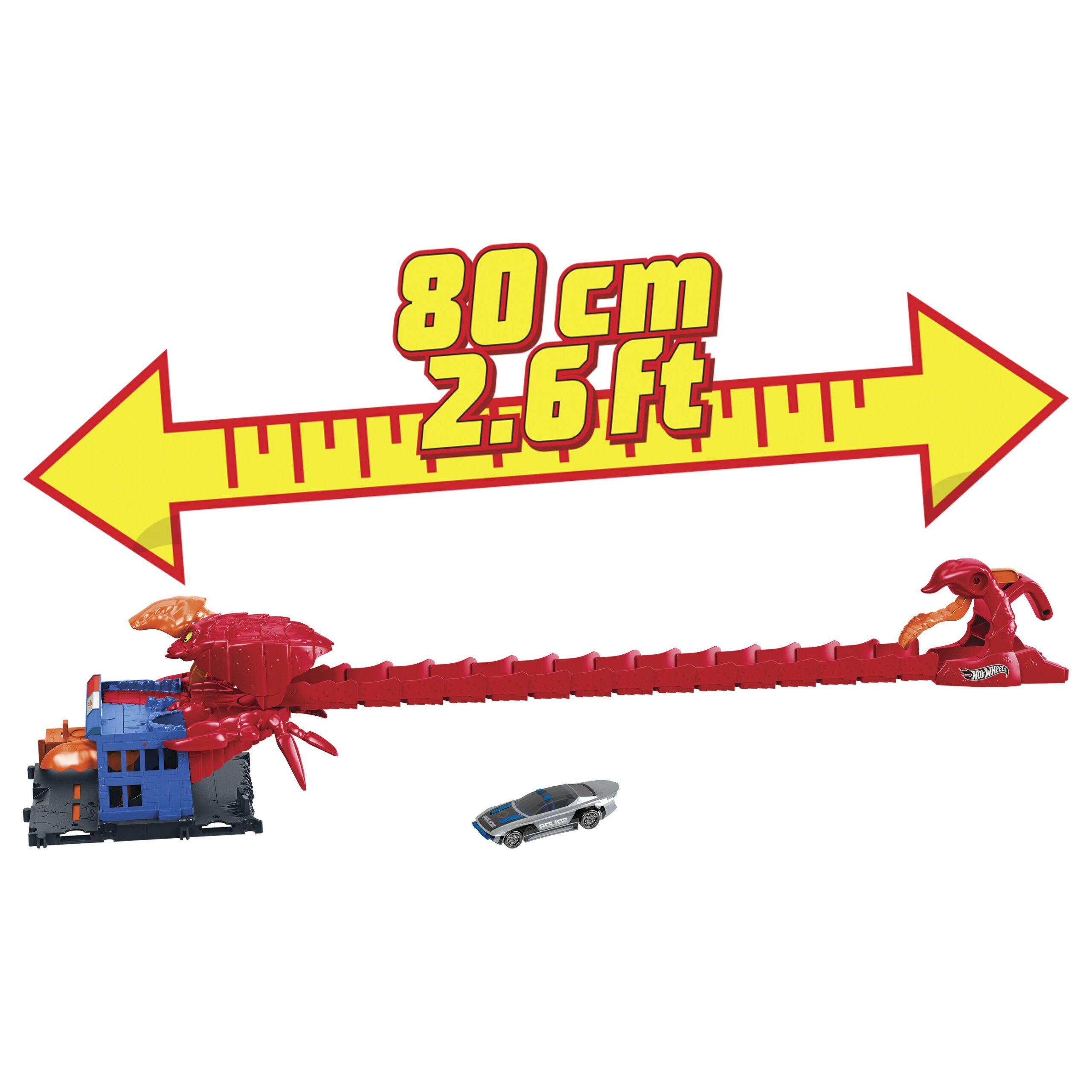 Mattel Hot Wheels Πίστες City Με Θηρία Σχέδια HDR29 - Hot Wheels
