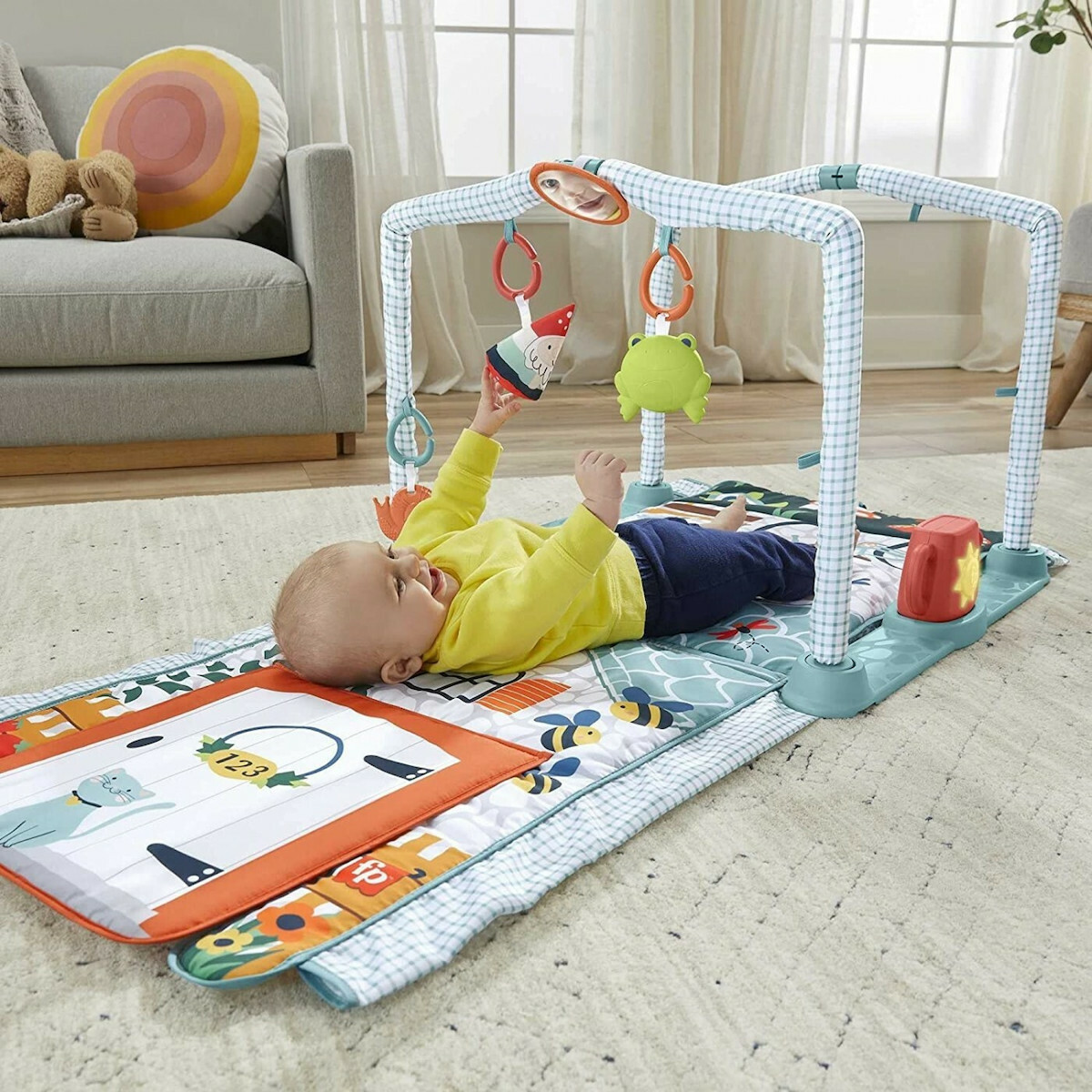 Fisher-Price Γυμναστήριο Δραστηριοτήτων Σπιτάκι 3σε1 με Ήχους & Φώτα HJK45 - Fisher-Price