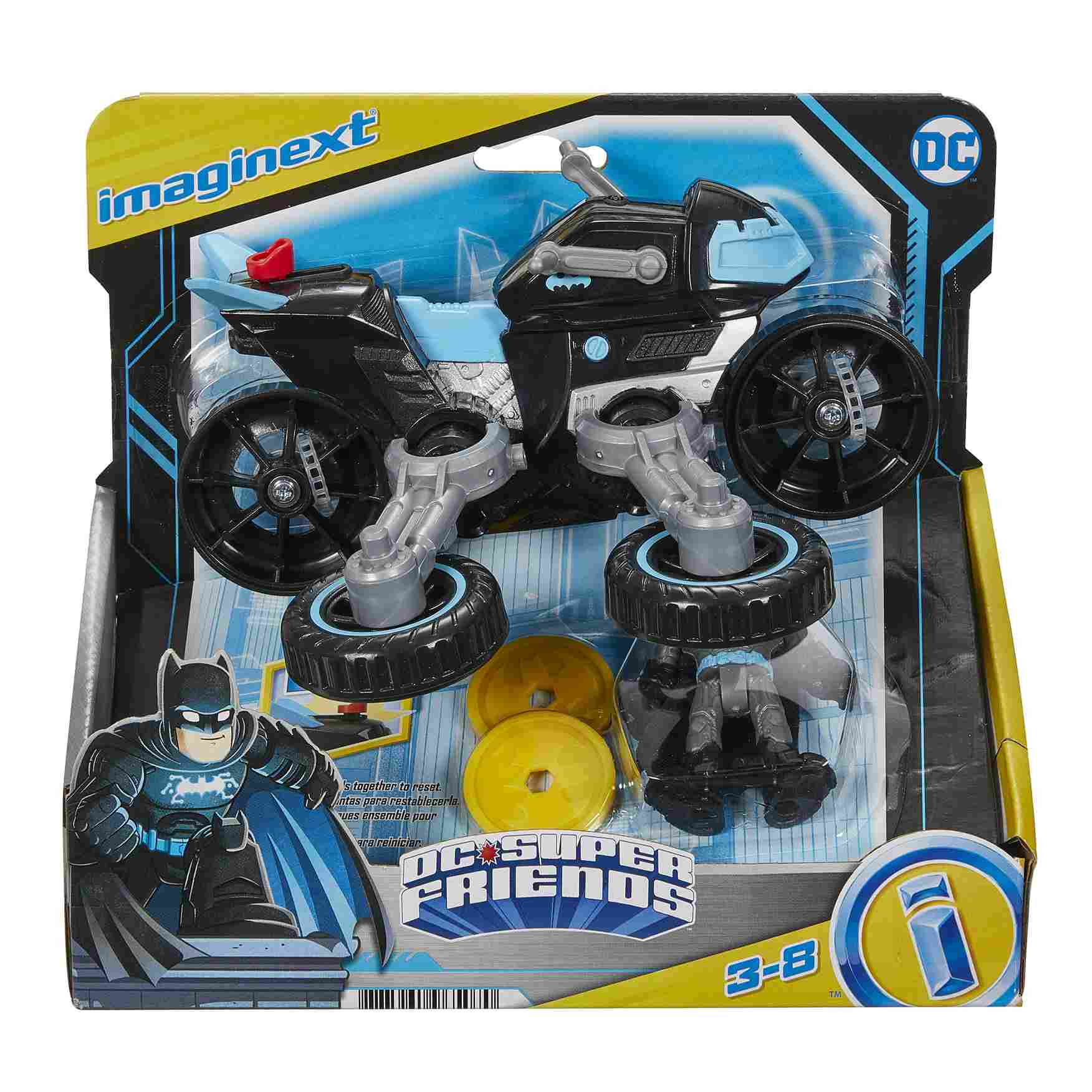 Imaginext Batman Όχημα με Φιγούρα 4 Σχέδια M5649 - Fisher-Price, Imaginext