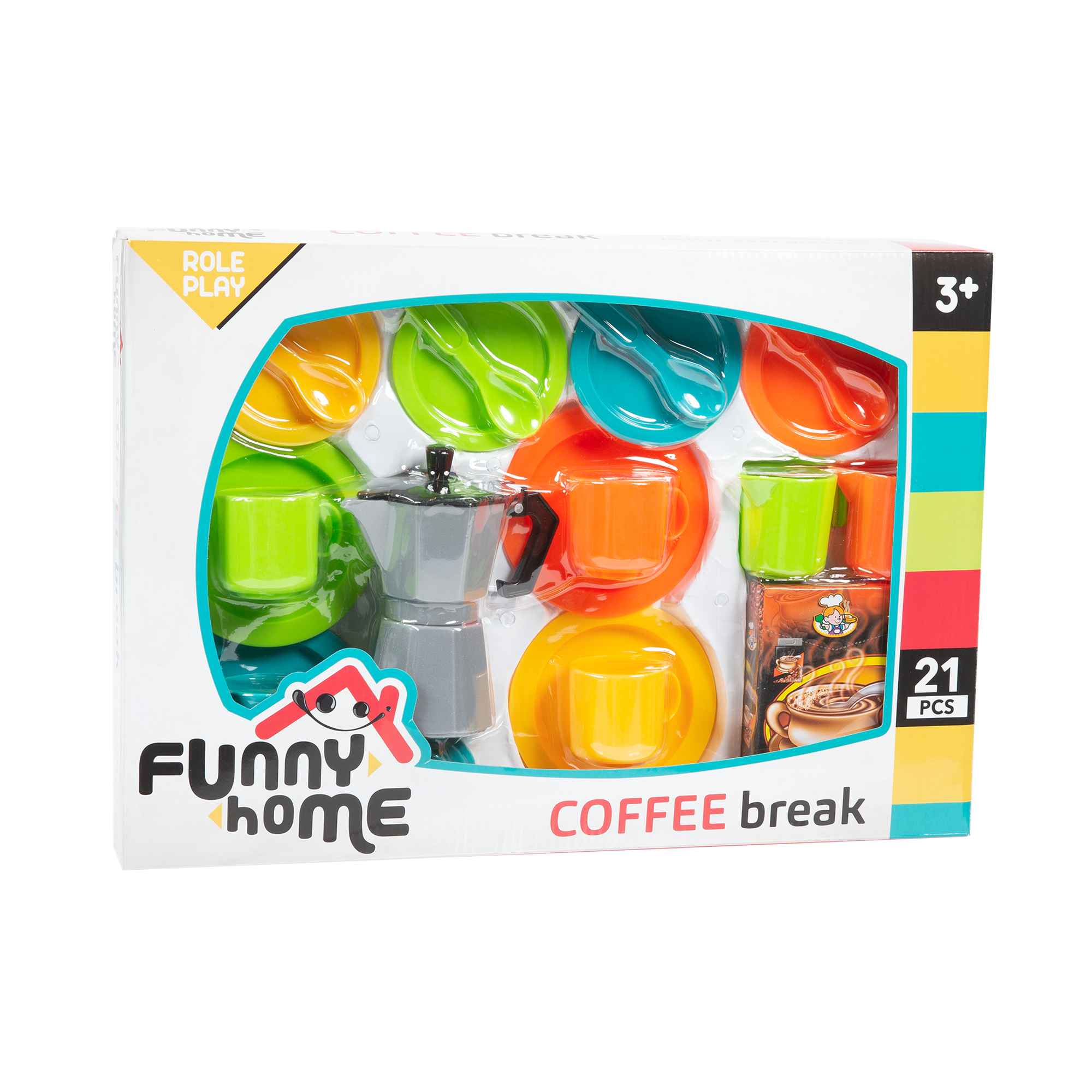 Funny Home Παιδικό Σετ Coffee Break με 21 Αξεσουάρ PRG00741 - Funny Home