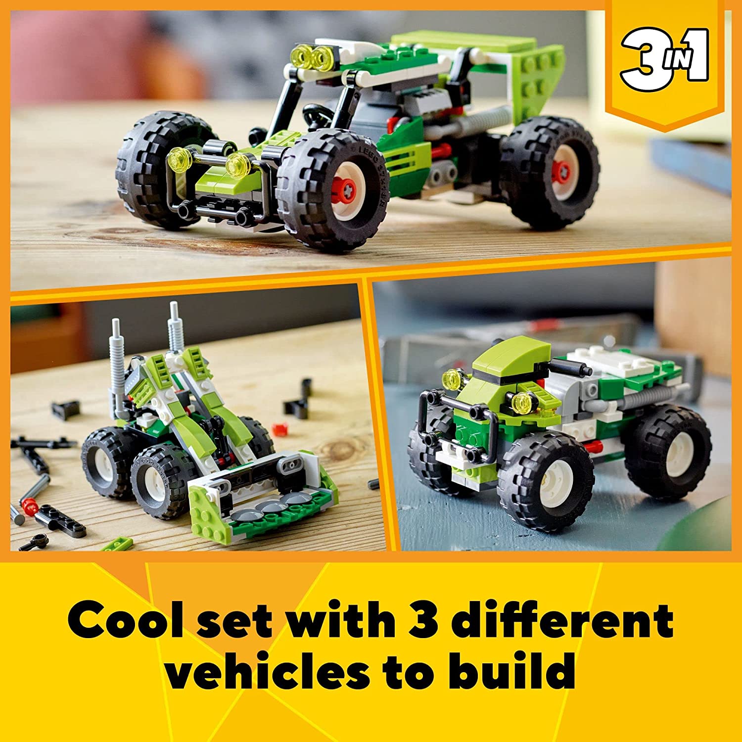 LEGO Creator 3in1 Off-Road Buggy 31123 - LEGO, LEGO Creator