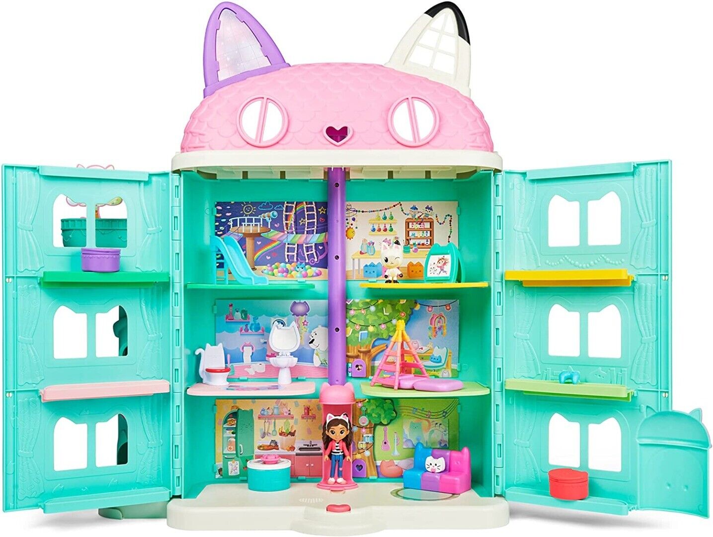 Gabby's Dollhouse - Κουκλόσπιτο Gabby's Purrfect Dollhouse 606041 - Gabby's Dollhouse