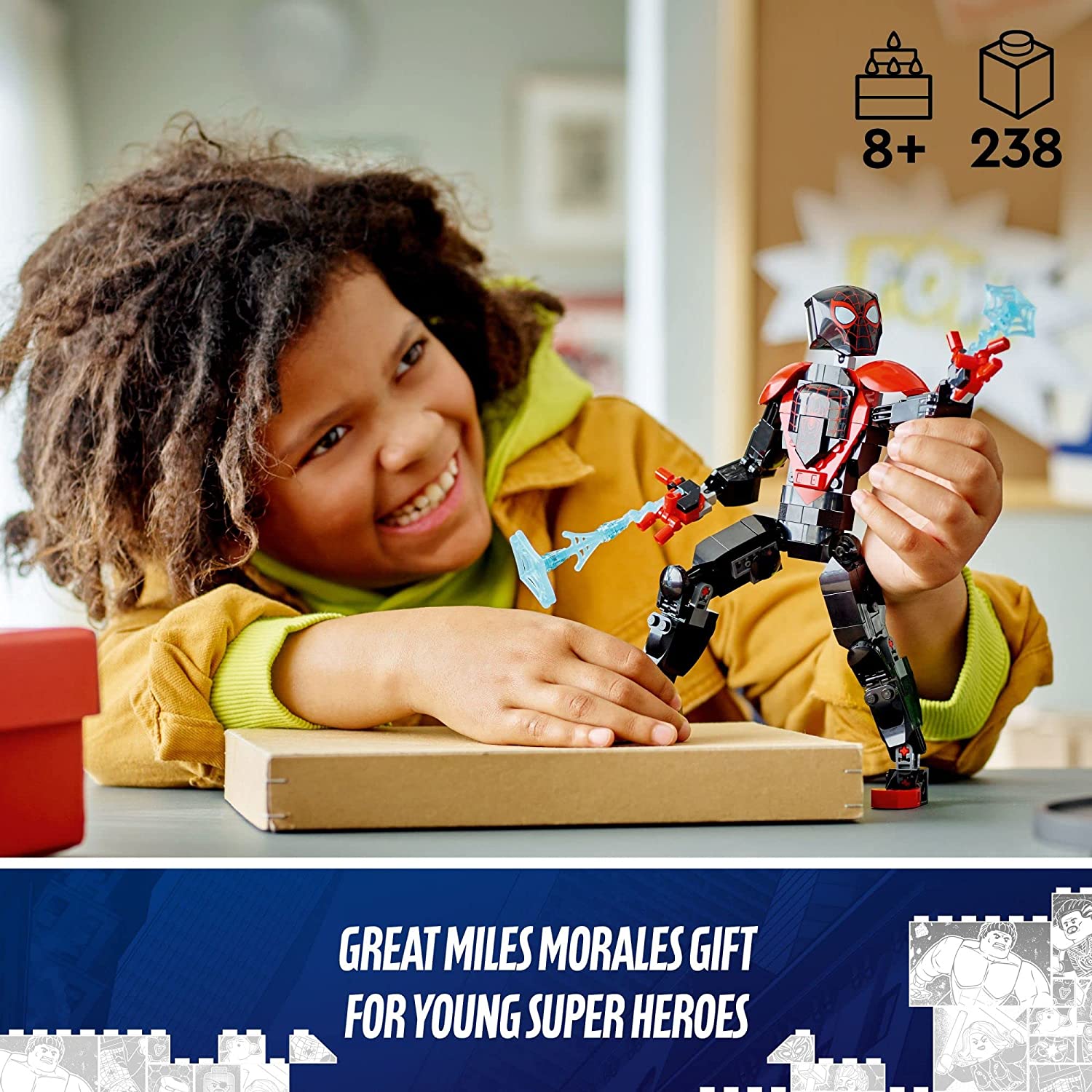 LEGO Super Heroes Miles Morales Figure 76225 - LEGO, LEGO Spider-Man, LEGO Super Heroes