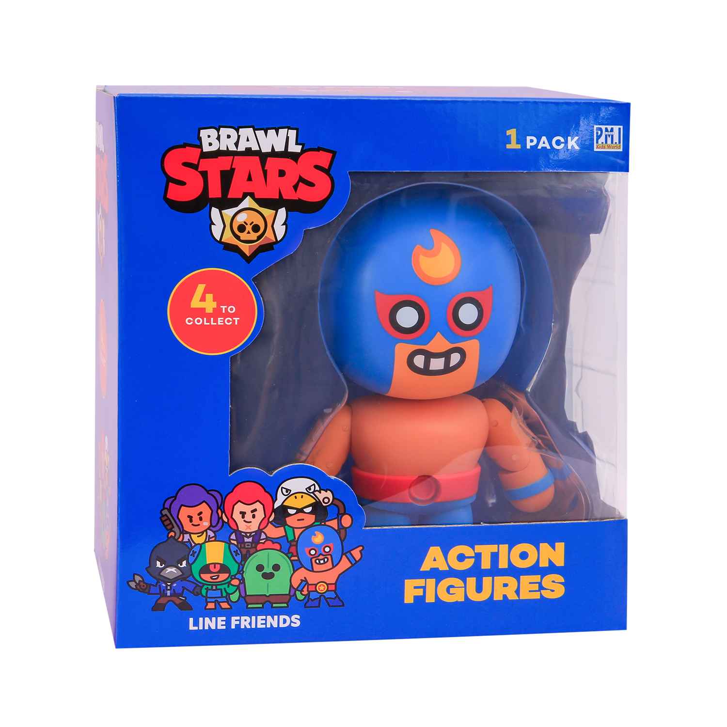 P.M.I. Brawl Stars Action Figures 16.5cm - 1 Pack (S1) (BRW6500) - Brawl Stars