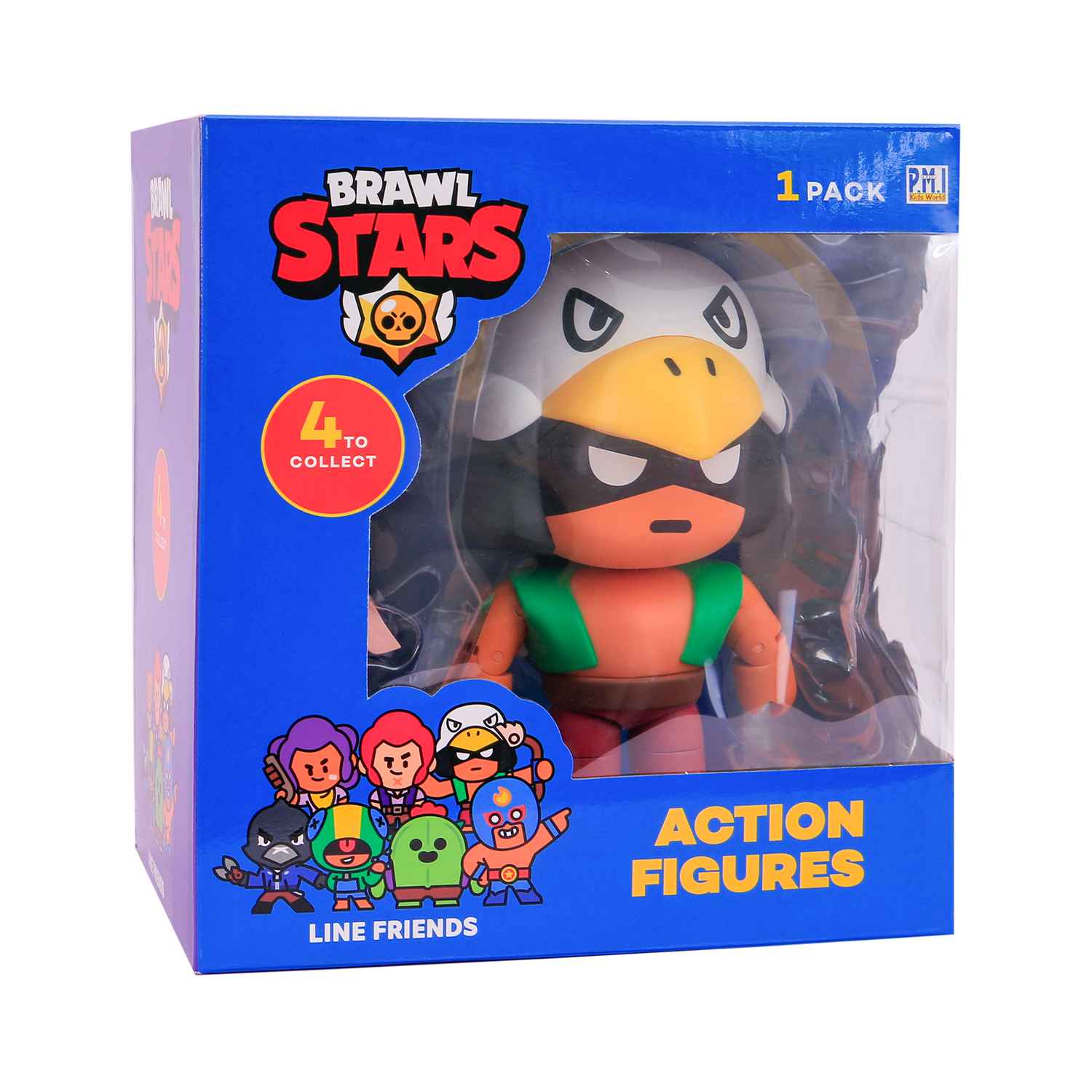 P.M.I. Brawl Stars Action Figures 16.5cm - 1 Pack (S1) (BRW6500) - Brawl Stars