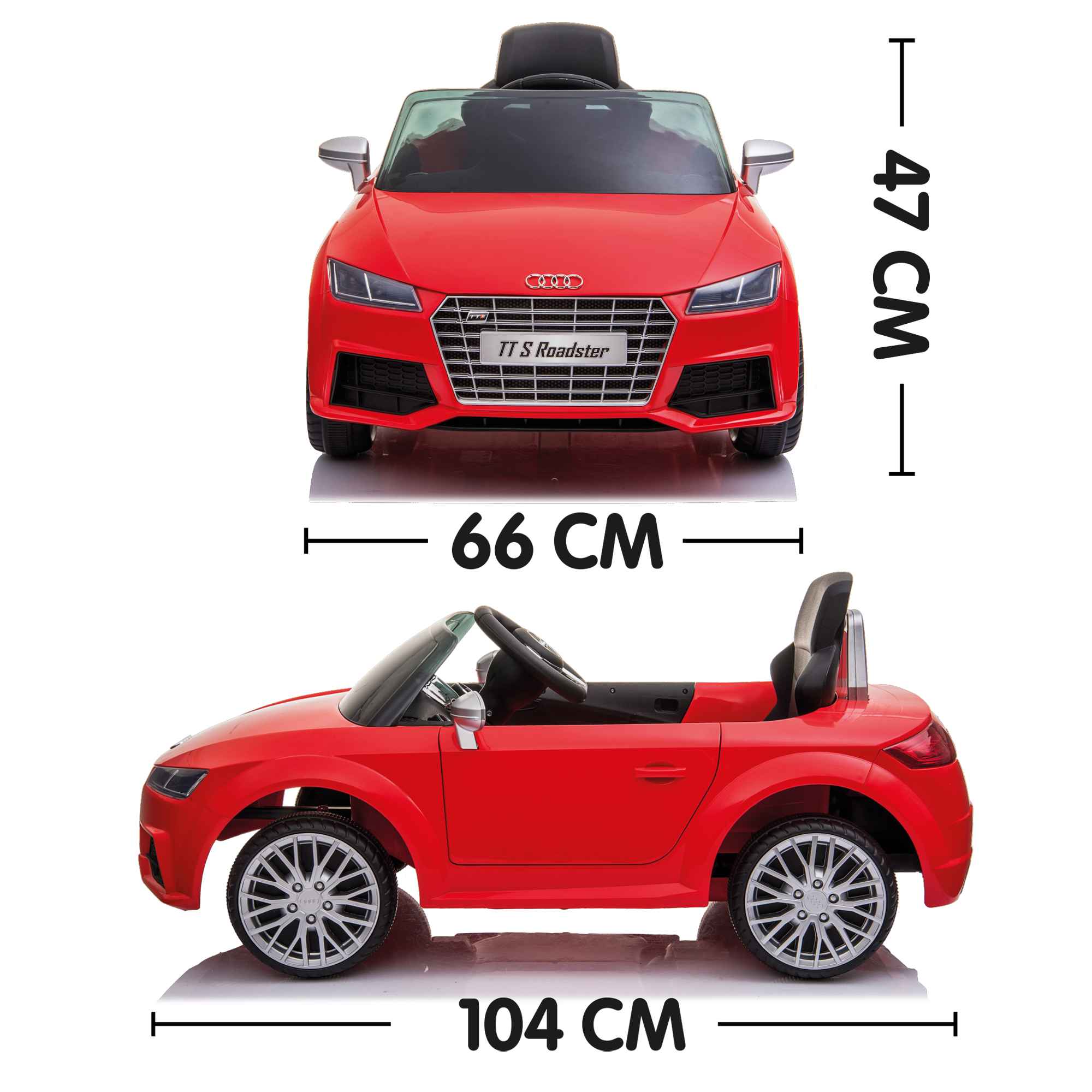 Sun & Sport Παιδικό Ηλεκτροκίνητο Αυτοκίνητο Audi TT S Roadster 12V 1212817 - Sun & Sport