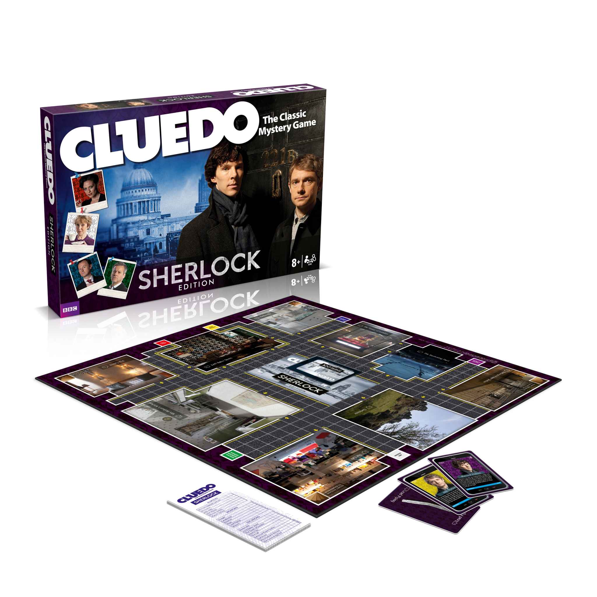 Winning Moves: Cluedo - Sherlock Edition Board Game (019514) - Winning Moves