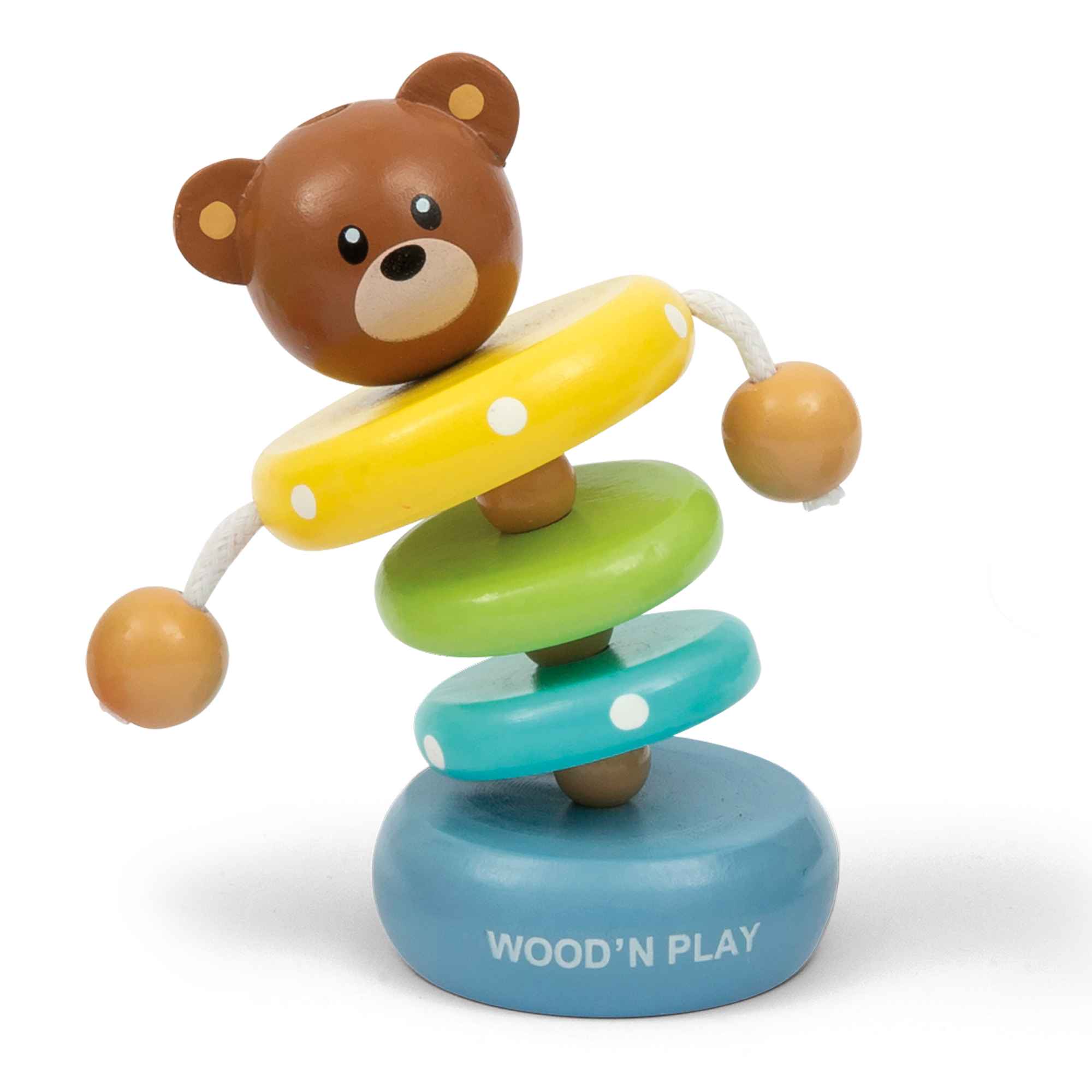 Wood' N Play Μίνι Ξύλινα Ζωάκια 1τμχ - 5 Σχέδια 1242556 - Wood' N Play