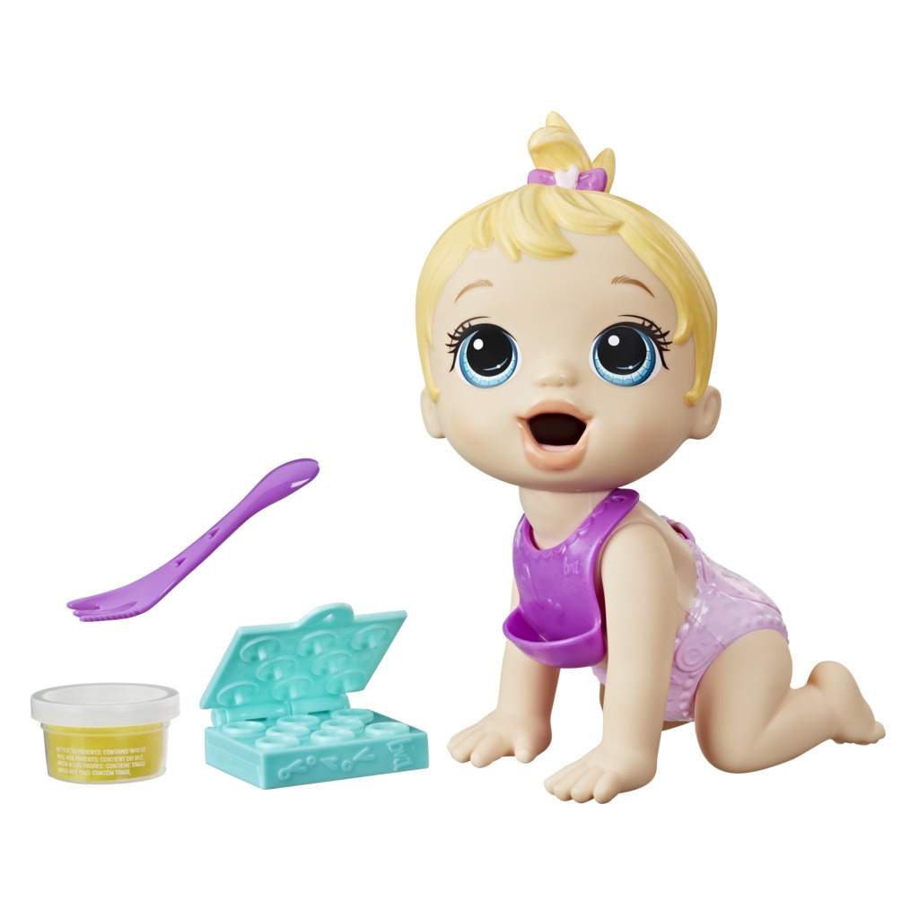 Baby Alive Lil Snacks Doll Ξανθιά Κούκλα F26175X0 - Baby Alive