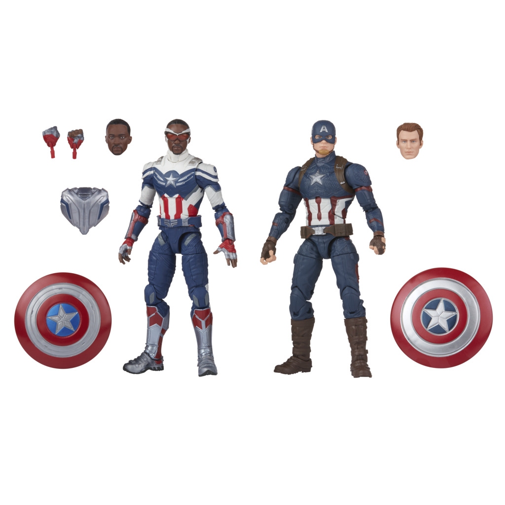 Hasbro Fans Marvel Avengers - Captain America: Sam Wilson & Steve Rogers F5880 - Hasbro Fans