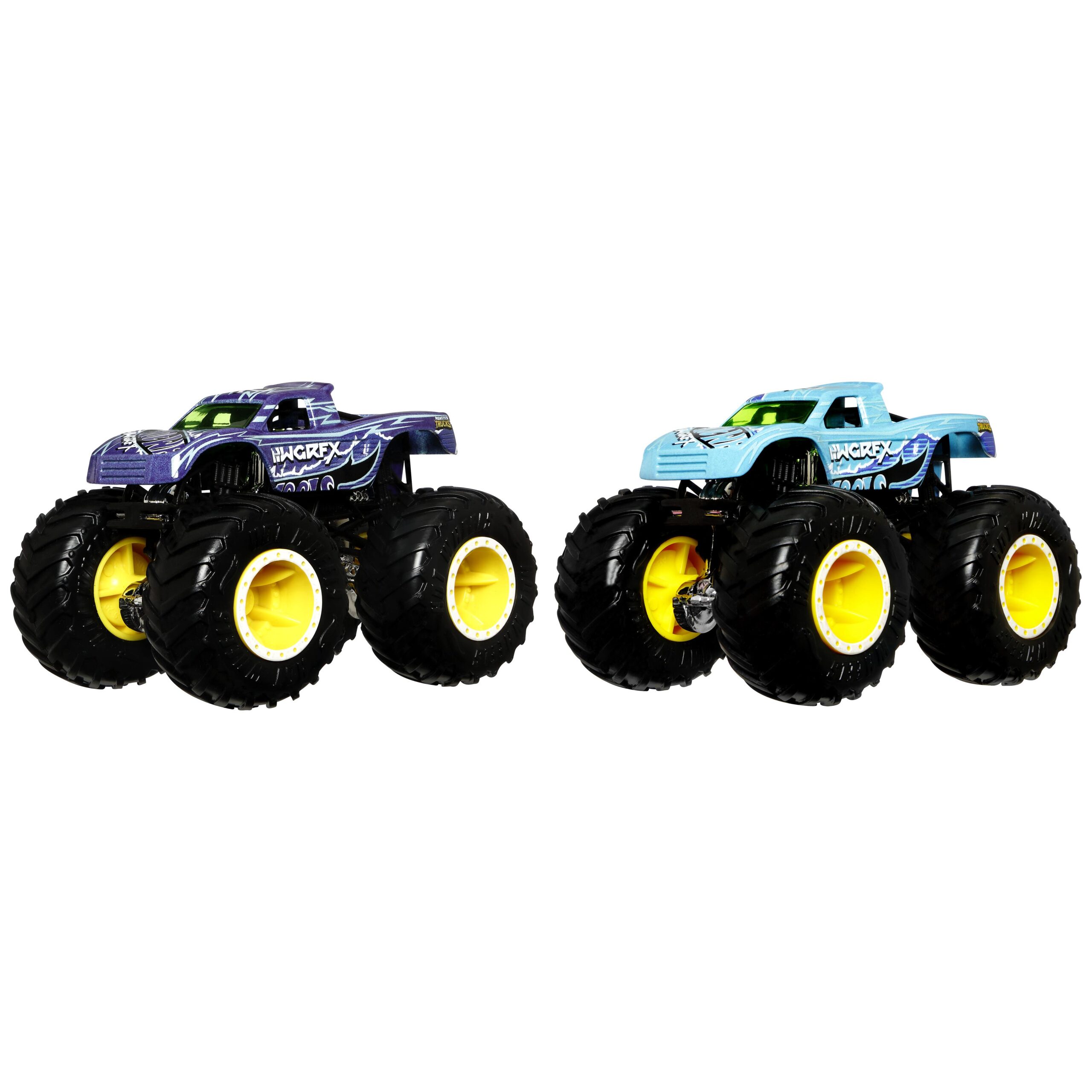 Hot Wheels Οχήματα Monster Trucks Χρωμοκεραυνοί 7 Σχέδια HGX06 - Hot Wheels