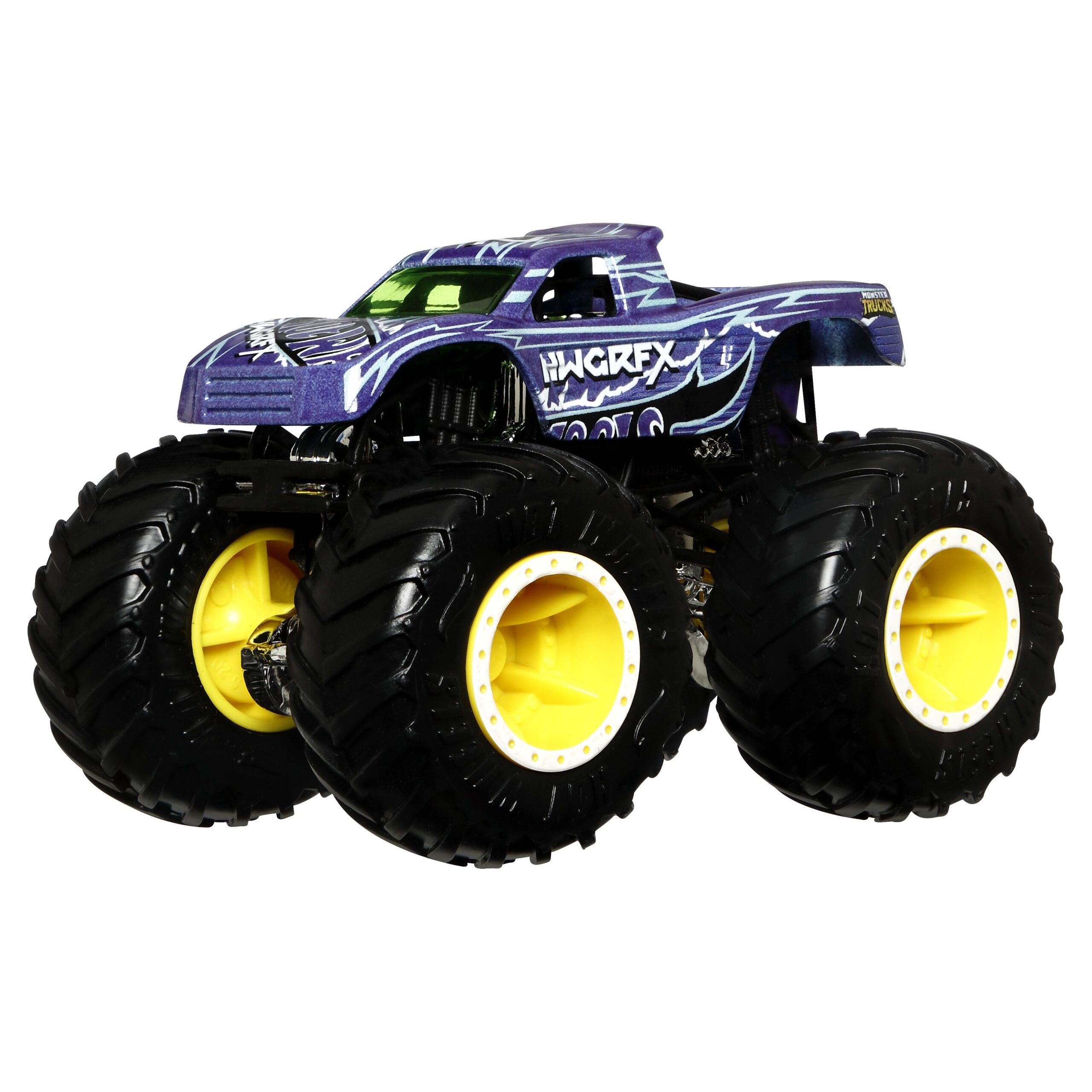 Hot Wheels Οχήματα Monster Trucks Χρωμοκεραυνοί 7 Σχέδια HGX06 - Hot Wheels