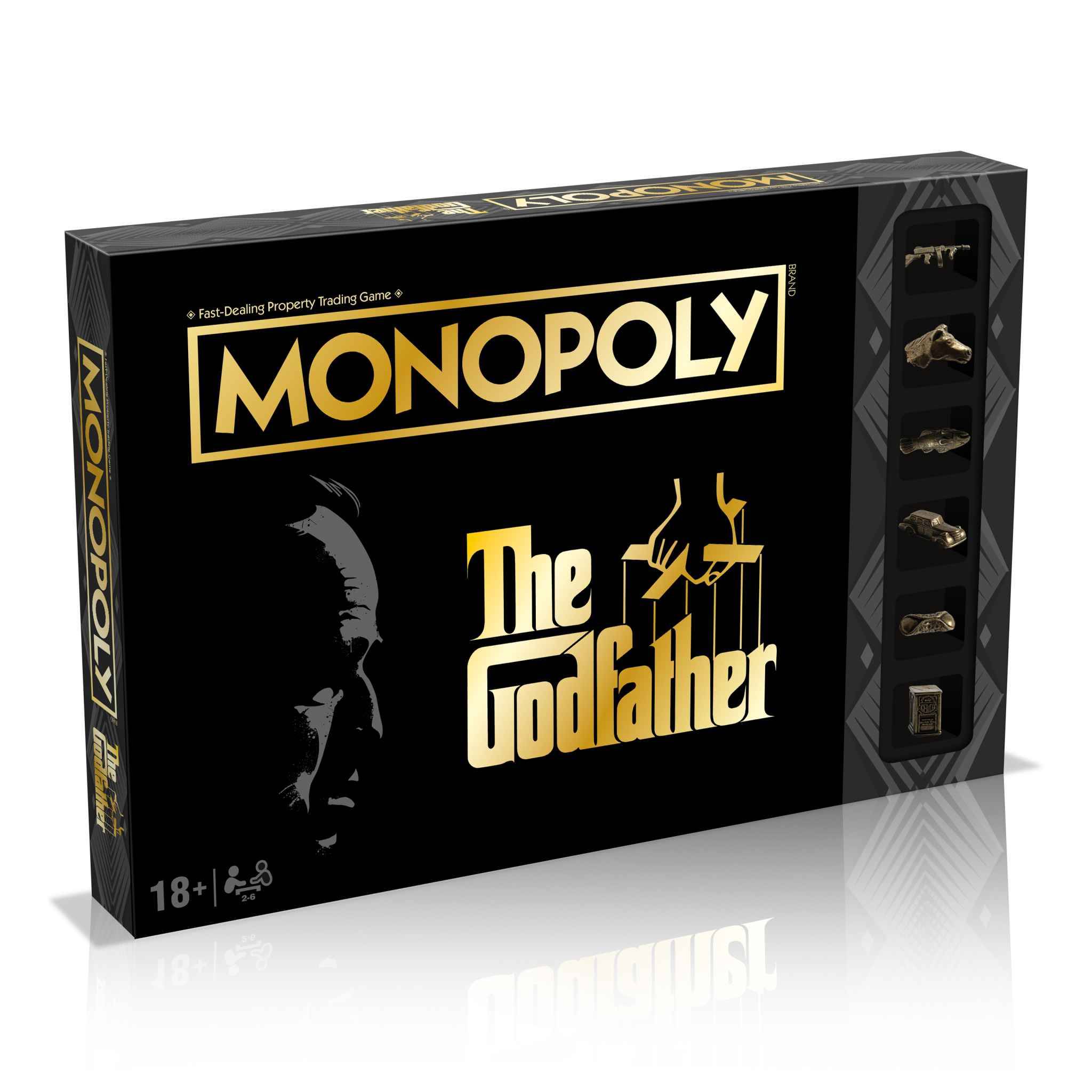 Winning Moves: Monopoly - The Godfather Board Game (WM00575-EN1) - Monopoly, Winning Moves