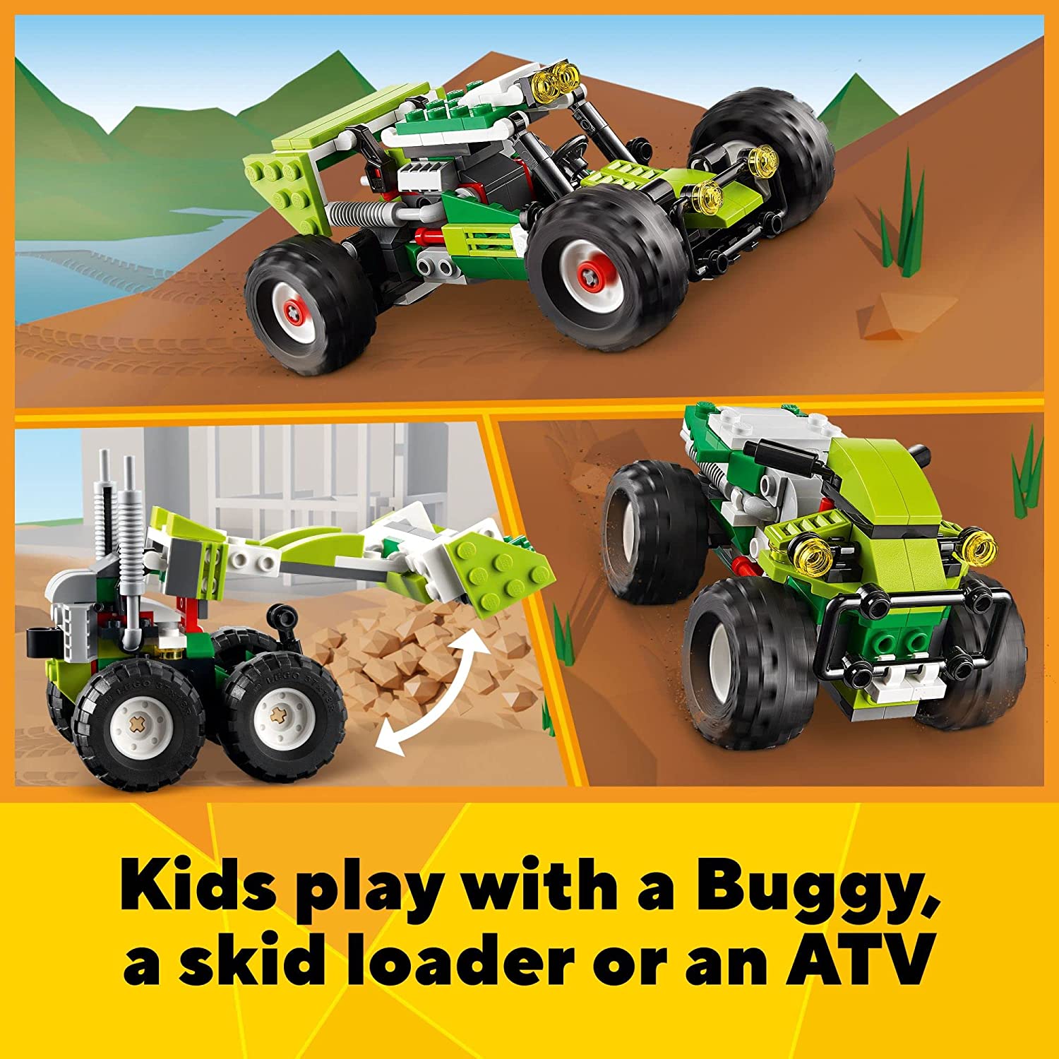 LEGO Creator 3in1 Off-Road Buggy 31123 - LEGO, LEGO Creator