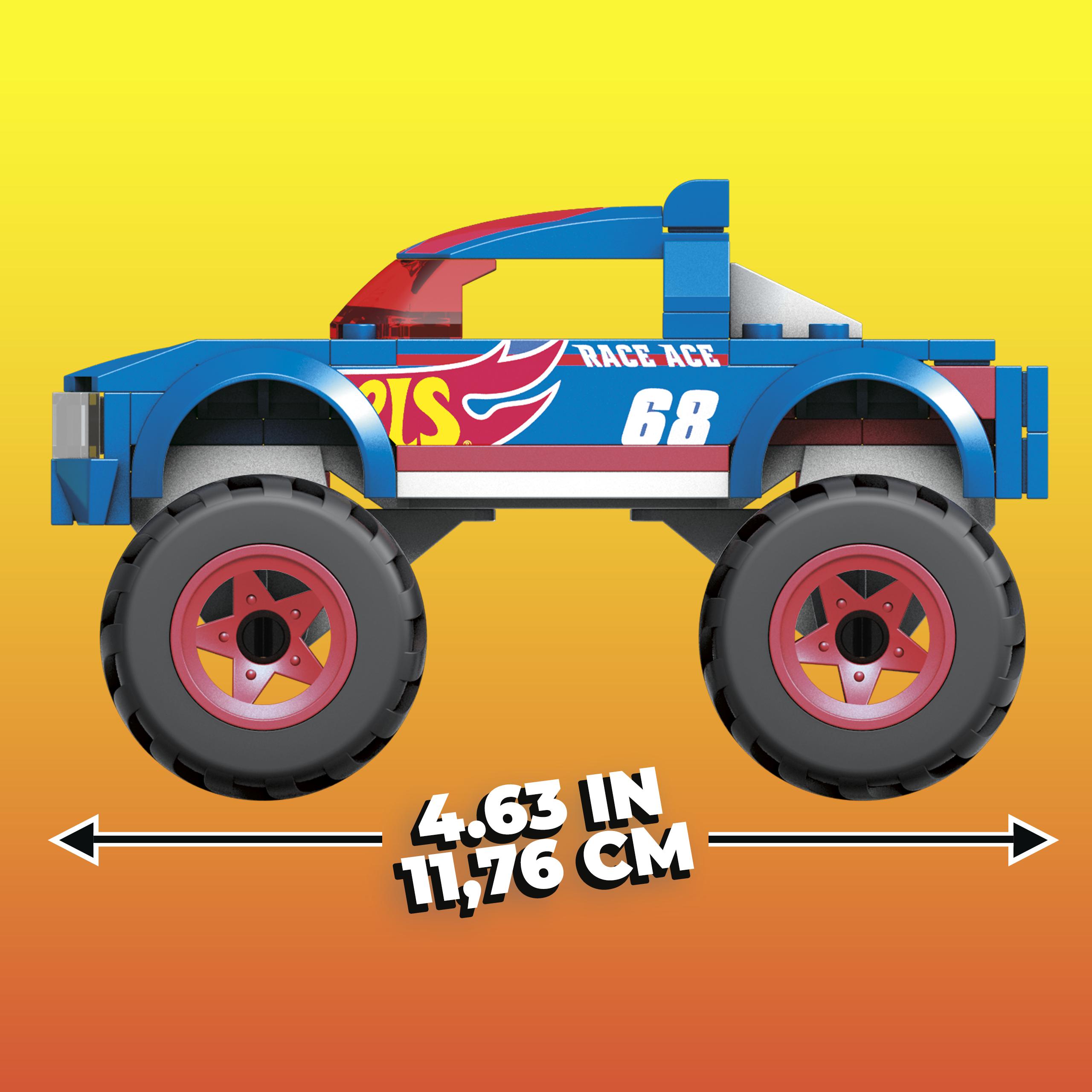 Mega Hot Wheels Monster Trucks Gunkster & Race Ace 3 Σχέδια HHW80 - Hot Wheels, Mega Bloks