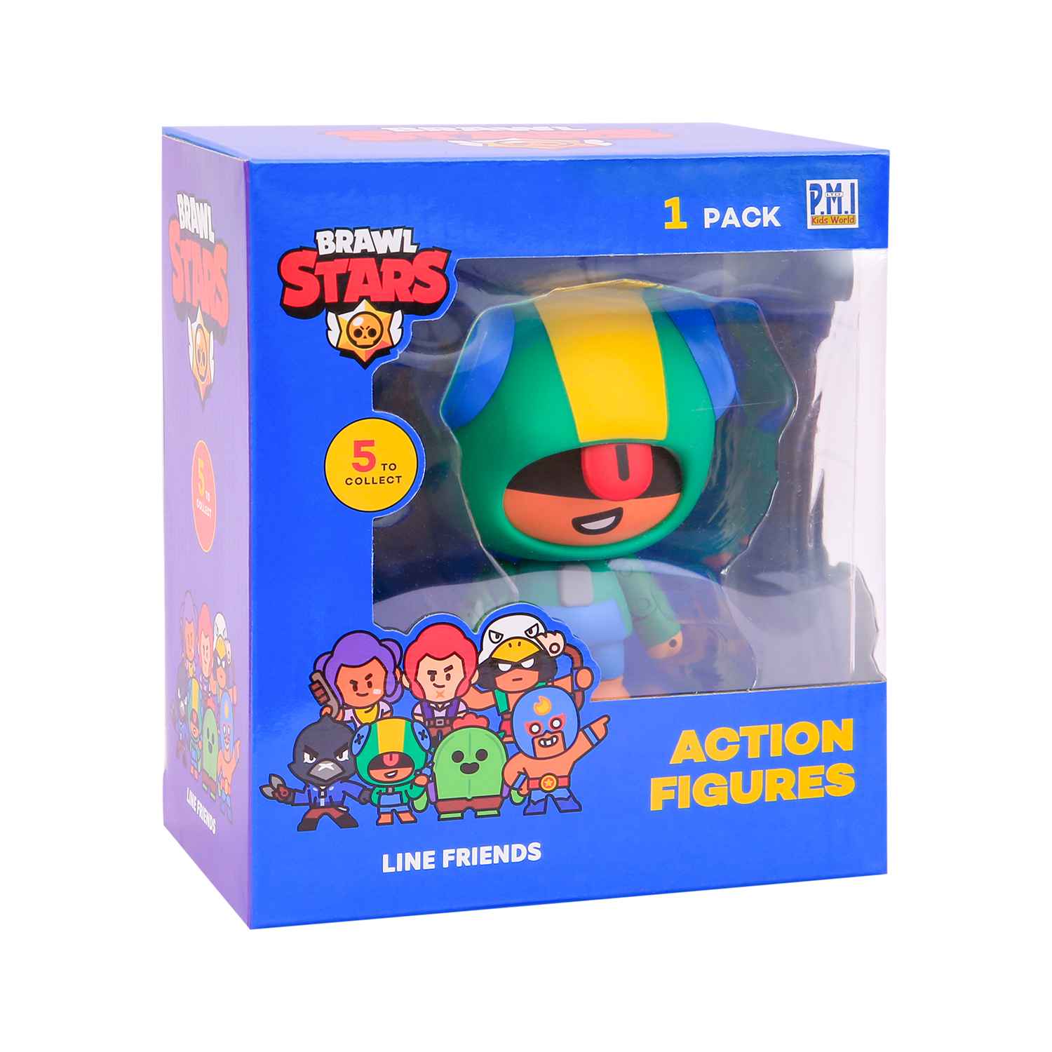 P.M.I. Brawl Stars Action Figures 11.5cm - 1 Pack (S1) (BRW6010) - Brawl Stars