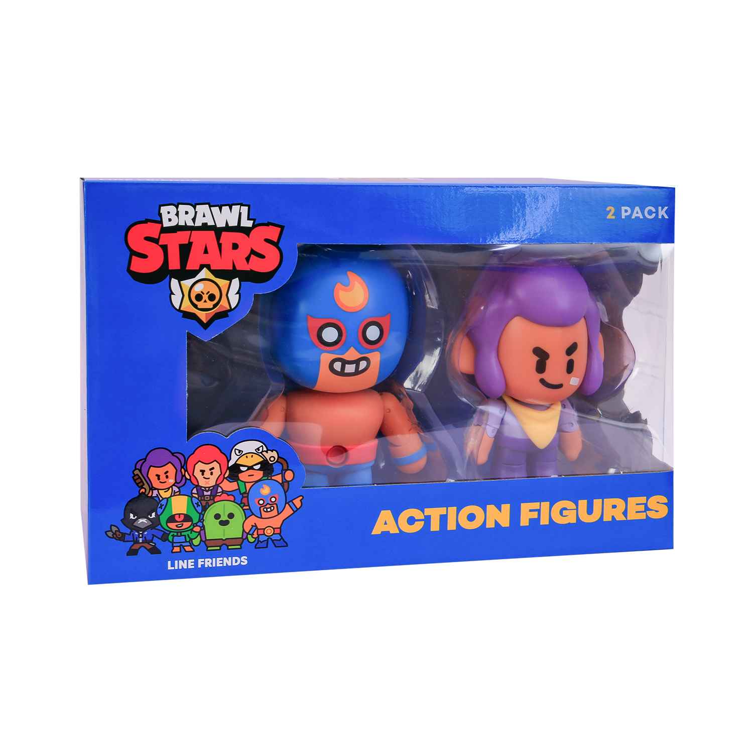 P.M.I. Brawl Stars Action Figures 16.5cm - 2 Pack (S1) (BRW6550) - Brawl Stars