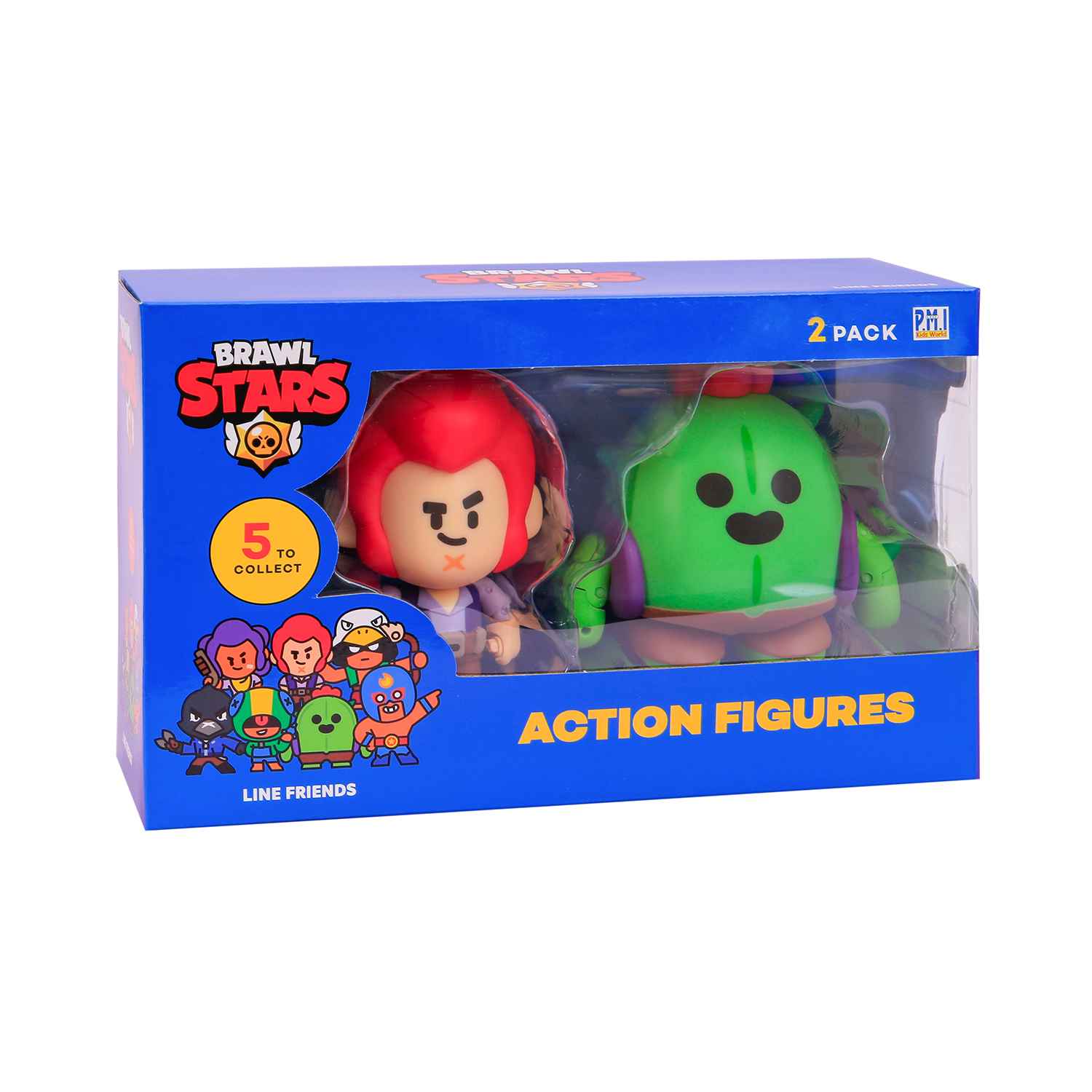 P.M.I. Brawl Stars Action Figures 11.5cm - 2 Pack (S1) (BRW6015) - Brawl Stars