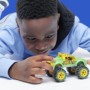 Mega Hot Wheels Monster Trucks Gunkster & Race Ace 3 Σχέδια HHW80 - Hot Wheels, Mega Bloks