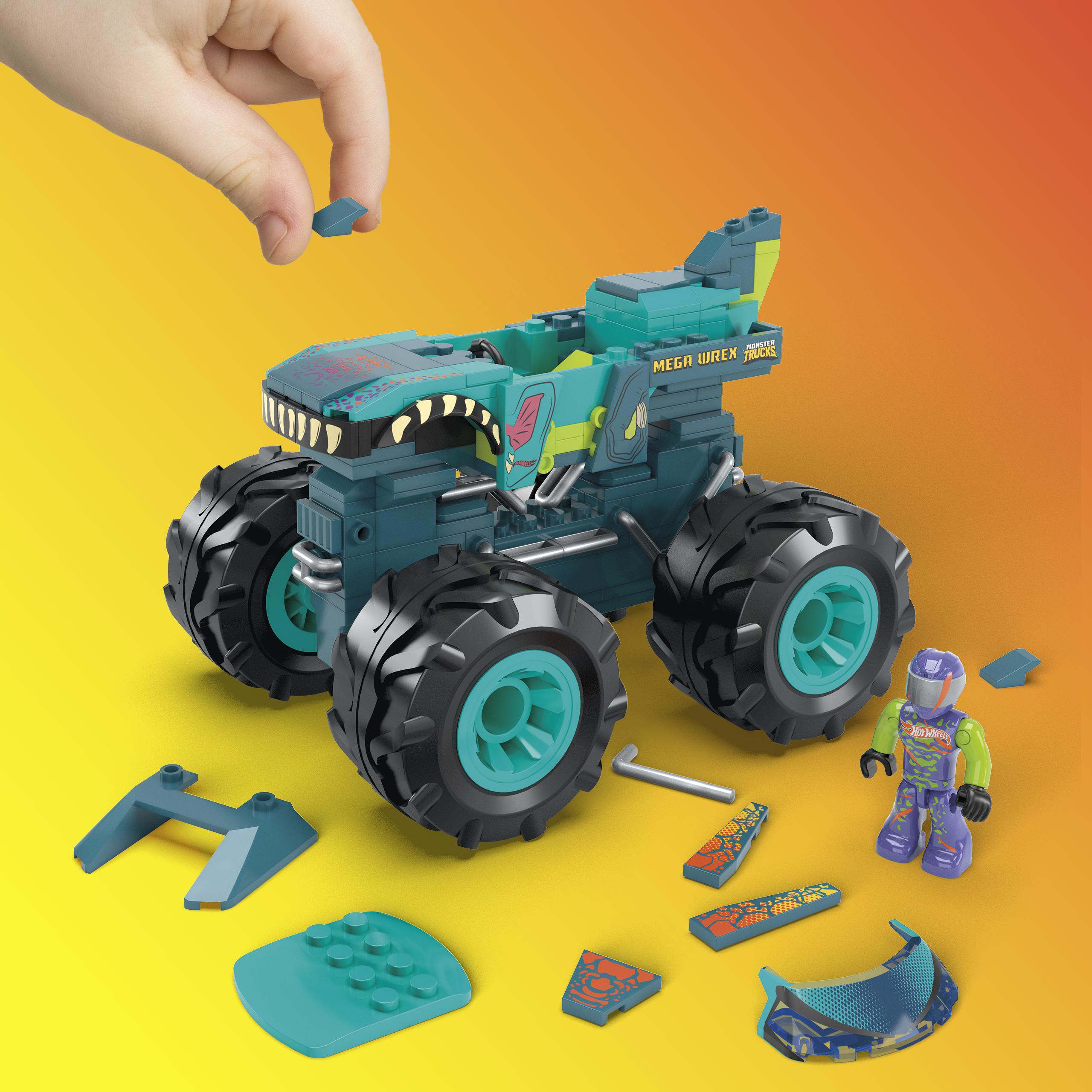 Mega Hot Wheels Monster Trucks Gunkster & Race Ace 3 Σχέδια HHW80 - Hot Wheels, Mega Bloks