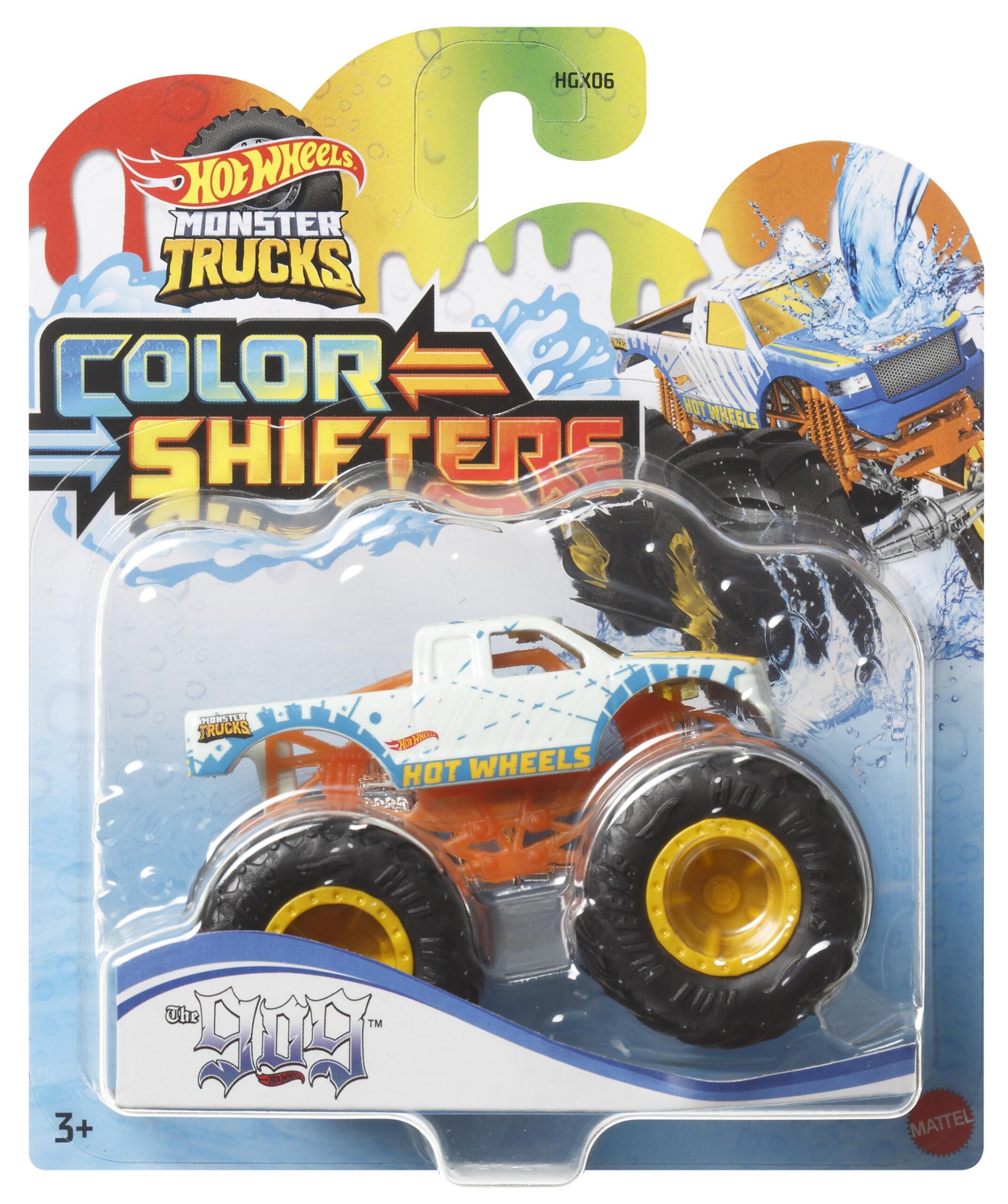 Hot Wheels Οχήματα Monster Trucks Χρωμοκεραυνοί 7 Σχέδια HGX06 - Hot Wheels