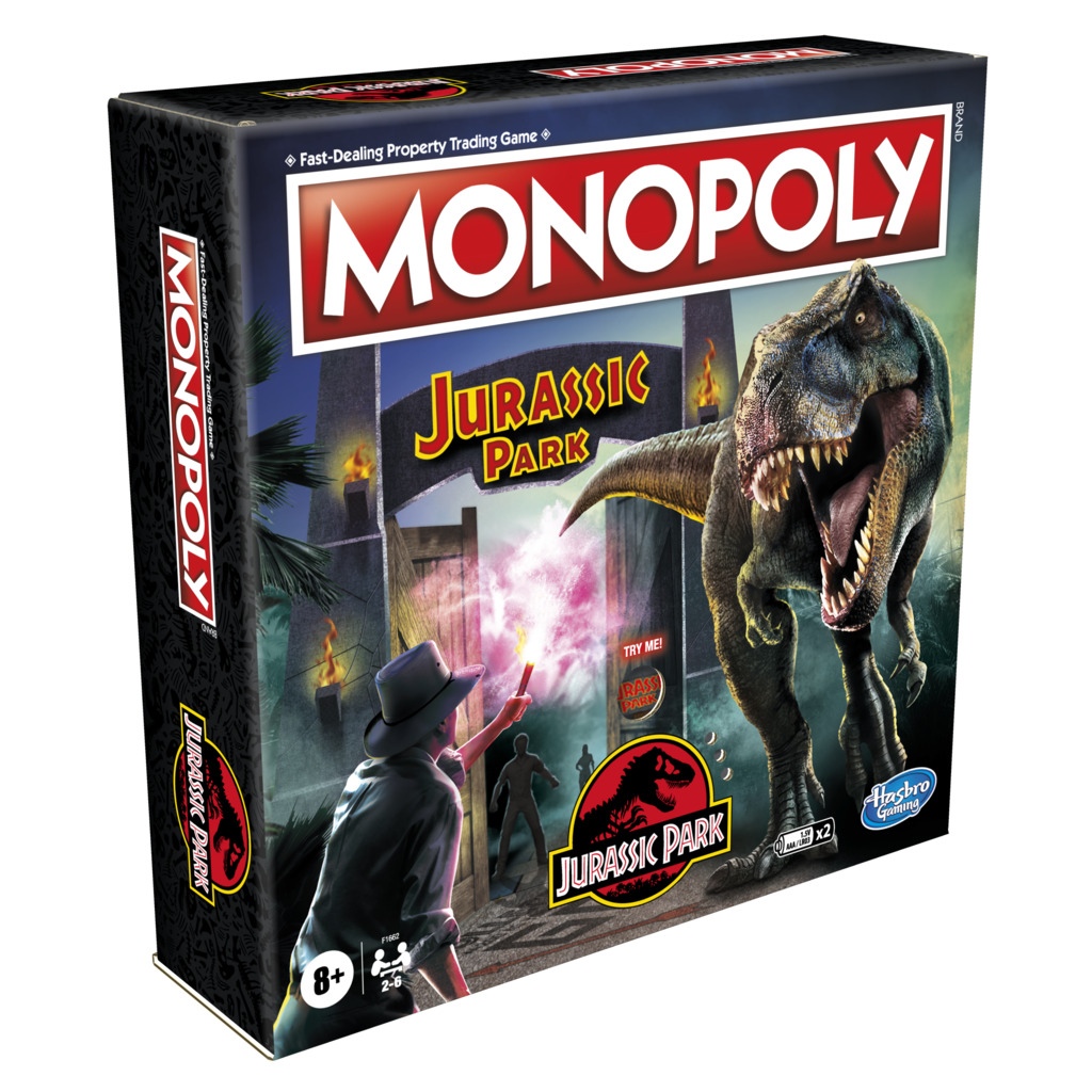 Hasbro Gaming Επιτραπέζιο Monopoly: Jurassic Park Edition F1662110 - Hasbro Gaming, Monopoly