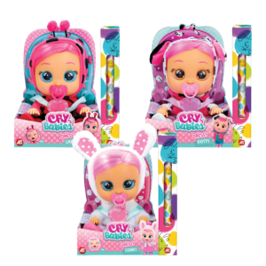 Λαμπάδα Cry Babies Κλαψουλίνια Dressy Διαδραστική Κούκλα 3 Σχέδια 4104-80997 - Cry Babies