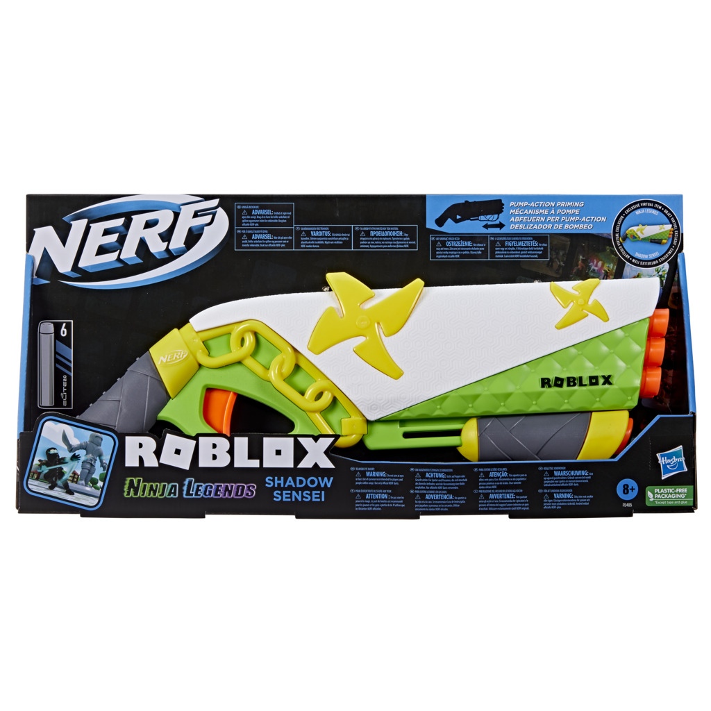 NERF Roblox Ninja Legends: Shadow Sensei Εκτοξευτής με 6 Βελάκια F5485EU4 - NERF