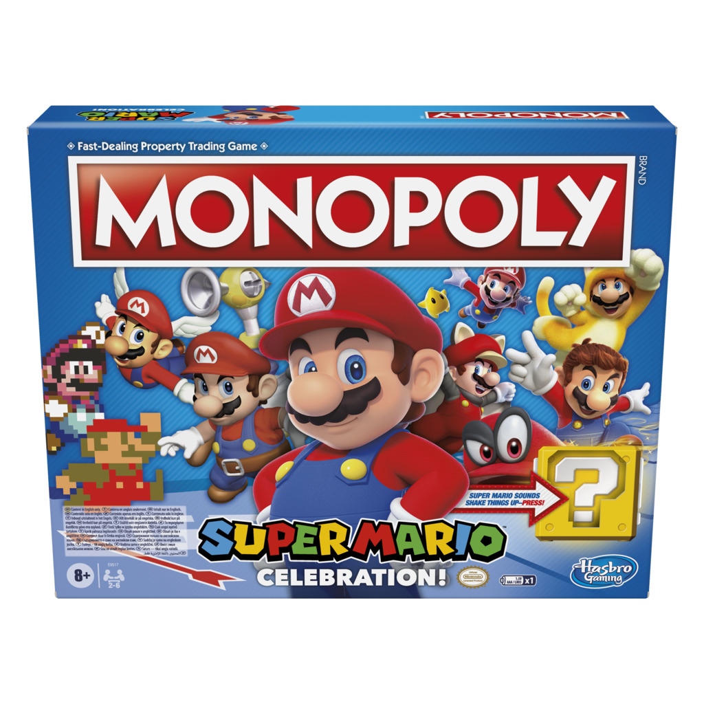 Hasbro Gaming Επιτραπέζιο Monopoly Super Mario Celebration E9517110 - Hasbro Gaming, Monopoly