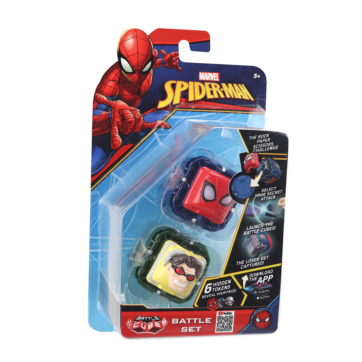 Battle Cubes Dr Octopus Vs Glow Spiderman Set Battle Cubes BATC902DOGS - Battle Cubes