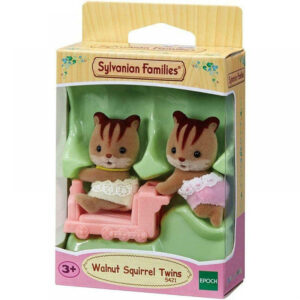 Sylvanian Families: Δίδυμα Μωρά Walnut Squirrel (5421) - Sylvanian Families