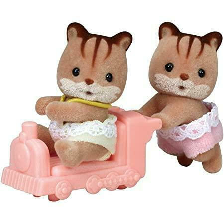 Sylvanian Families: Δίδυμα Μωρά Walnut Squirrel (5421) - Sylvanian Families