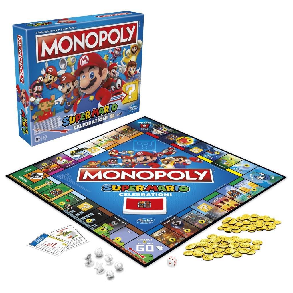 Hasbro Gaming Επιτραπέζιο Monopoly Super Mario Celebration E9517110 - Hasbro Gaming, Monopoly