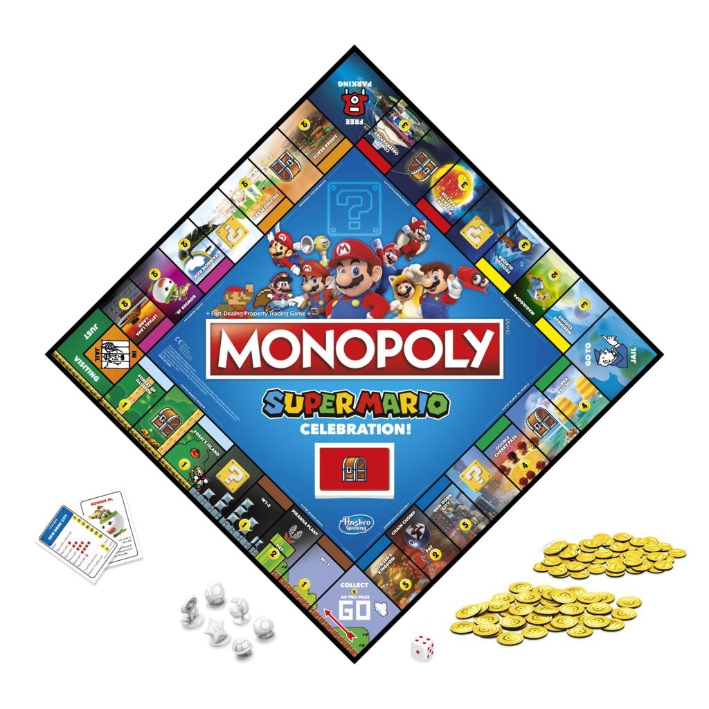 Hasbro Gaming Επιτραπέζιο Monopoly Super Mario Celebration E9517110 - Hasbro Gaming, Monopoly