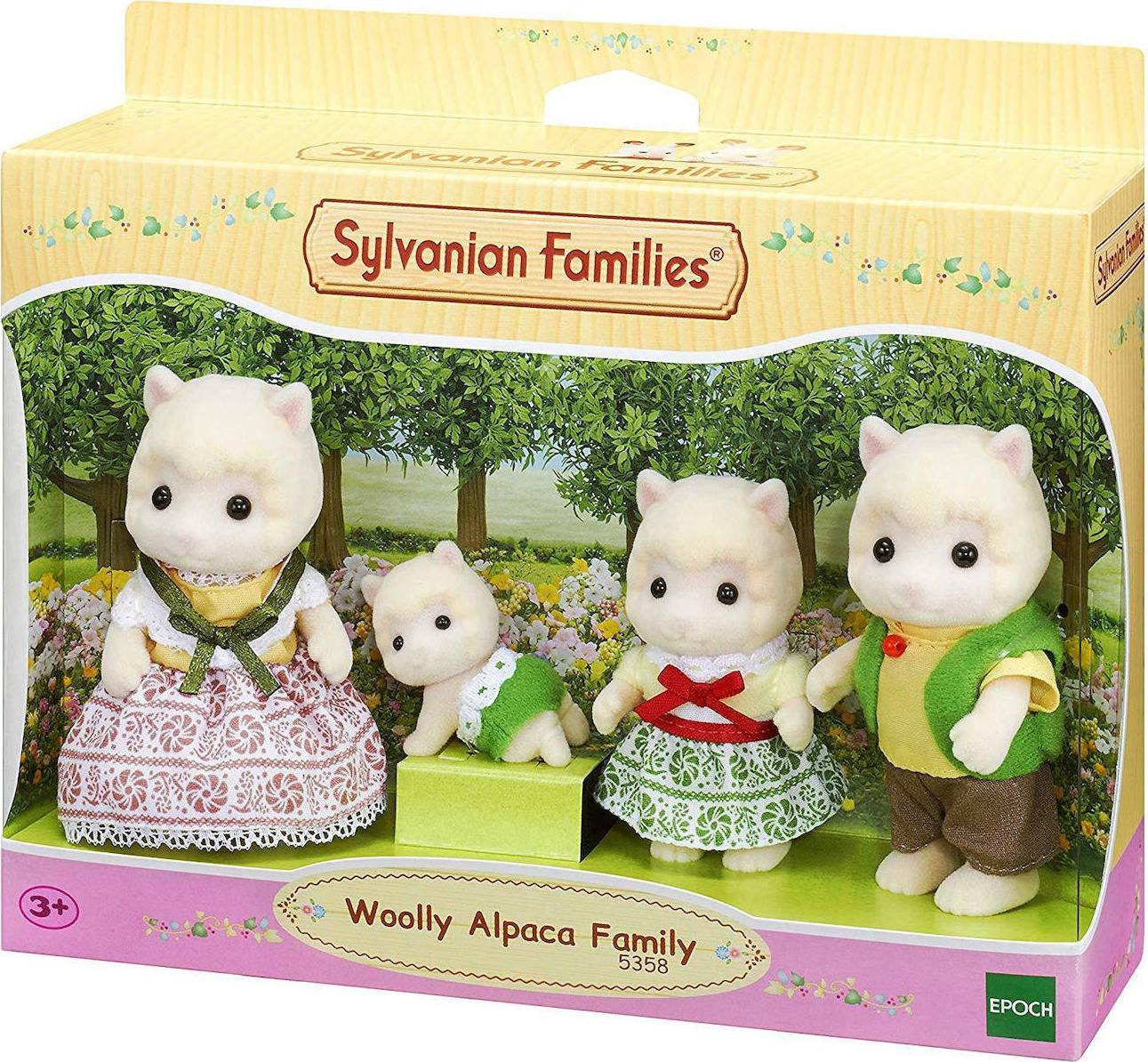 Sylvanian Families - Οικογένεια Woolly Alpaca (5358) - Sylvanian Families