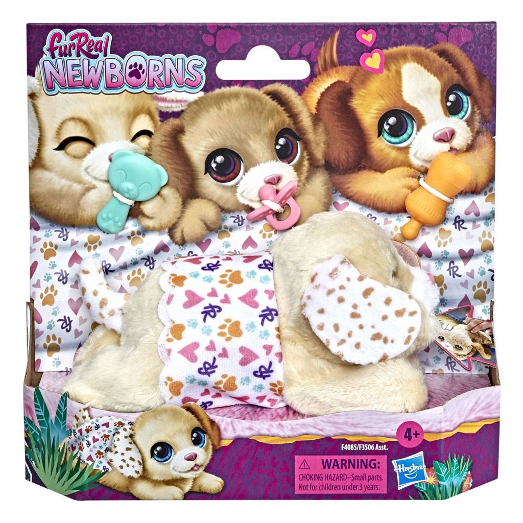 FurReal Newborns Διαδραστικό Λούτρινο Ζωάκι 2 Σχέδια F35065L0 - FurReal