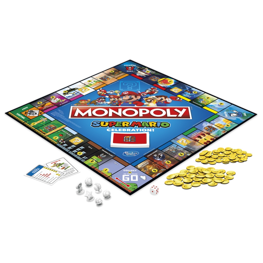 Hasbro Gaming Επιτραπέζιο Monopoly Super Mario Celebration E9517 - Hasbro Gaming, Monopoly