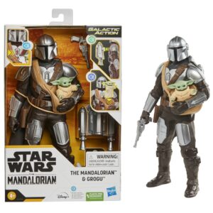 Star Wars Galactic Action The Mandalorian & Grogu Φιγούρες με Ήχους F51945E0 - Star Wars