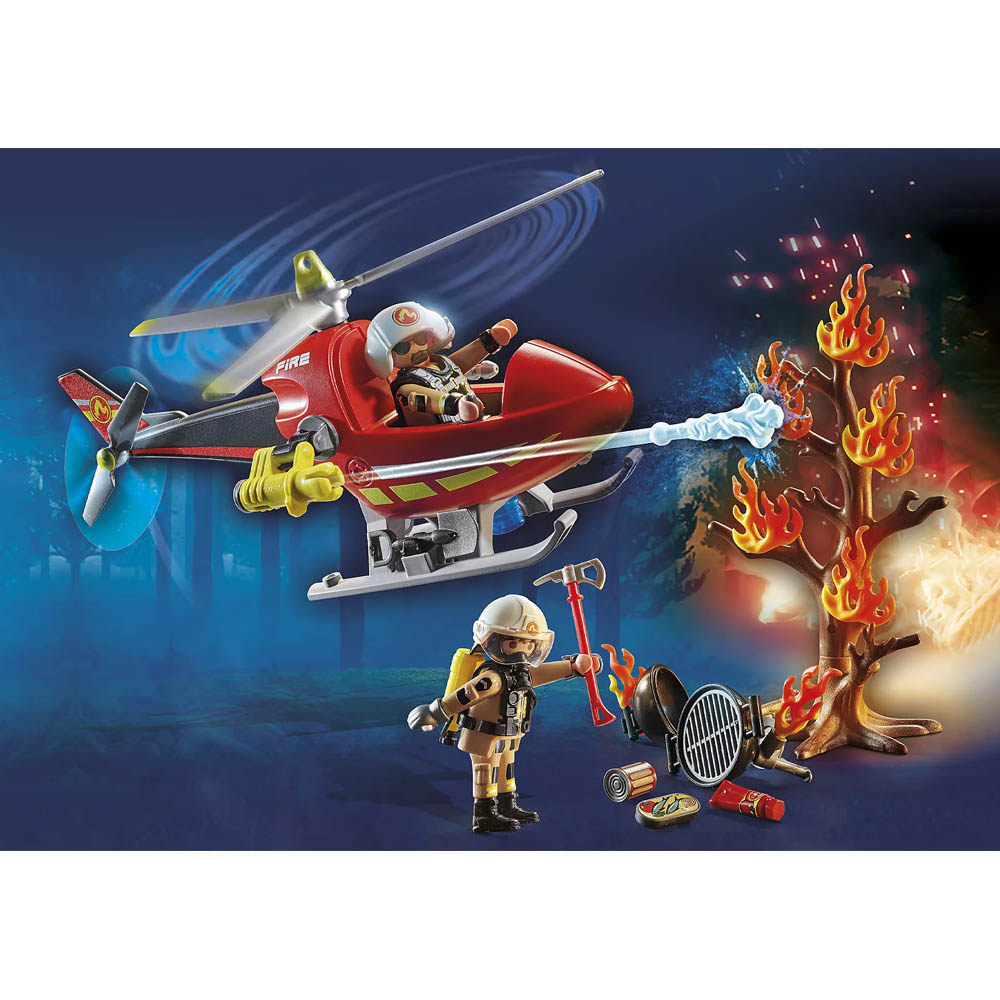 Playmobil City Action Ελικόπτερο Πυροσβεστικής 71195 - Playmobil, Playmobil City Action