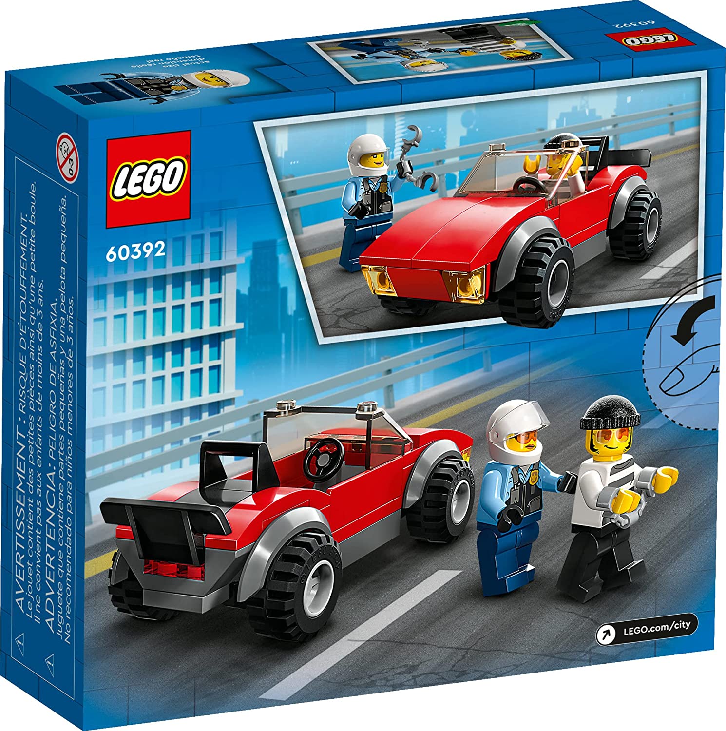 LEGO City Police Bike Car Chase 60392 - LEGO, LEGO City, LEGO City Police