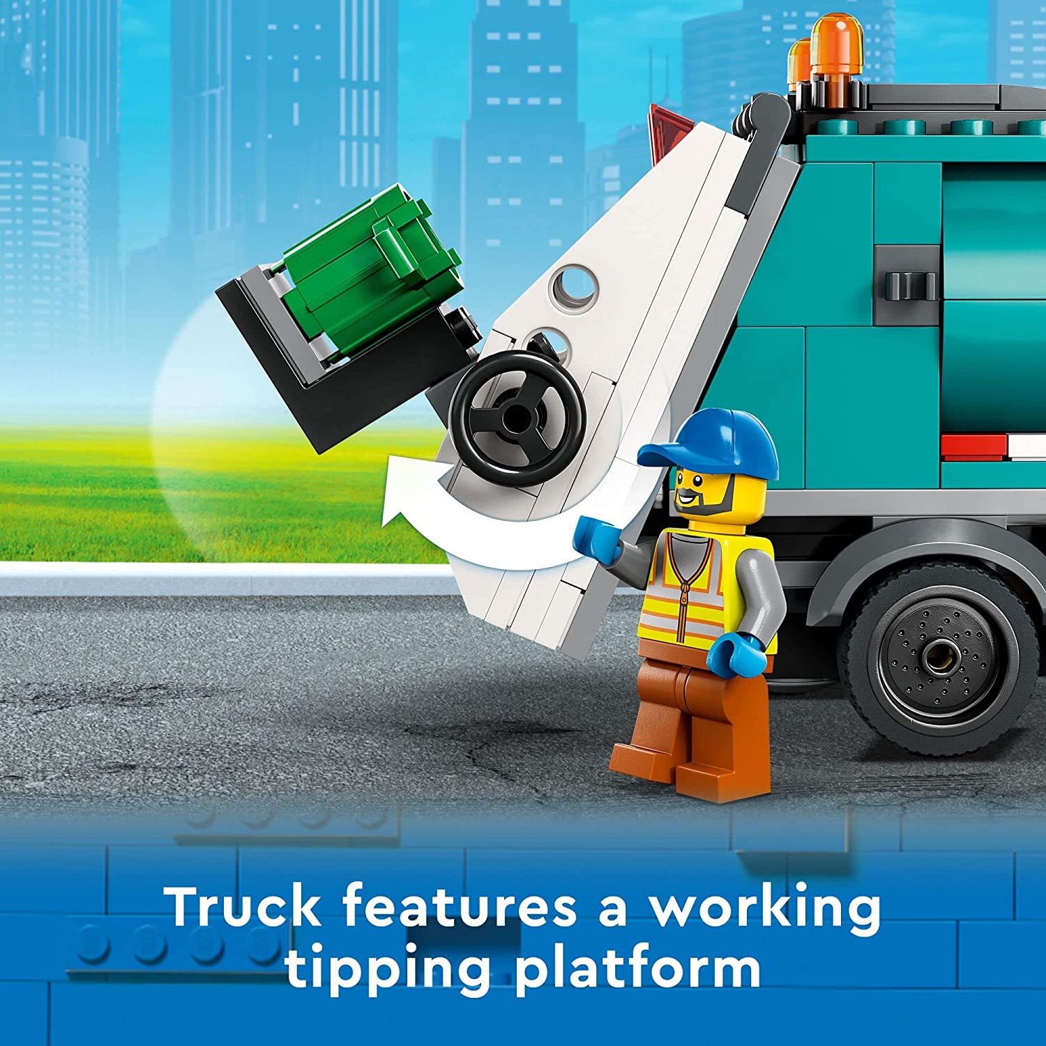 Λαμπάδα LEGO City Great Vehicles Recycling Truck 60386 - LEGO, LEGO City, LEGO City Great Vehicles