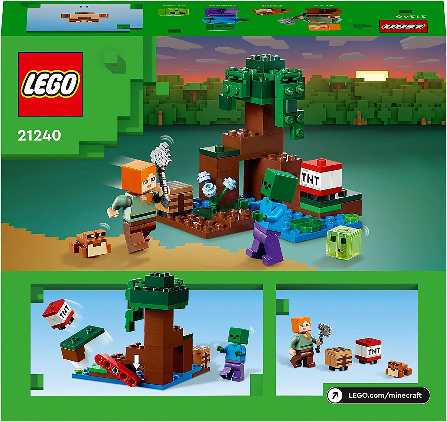 Lego minecraft the swamp adventure 21240 - LEGO, LEGO Minecraft
