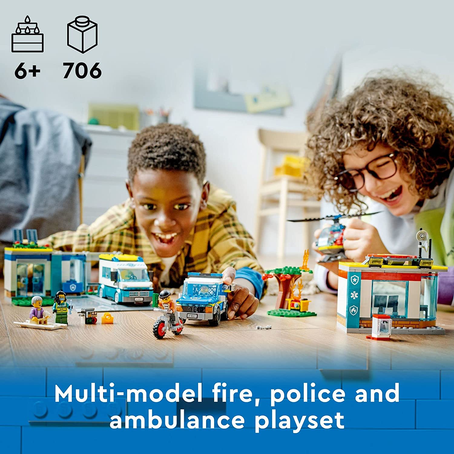 LEGO City Police Emergency Vehicles HQ 60371 - LEGO, LEGO City, LEGO City Police