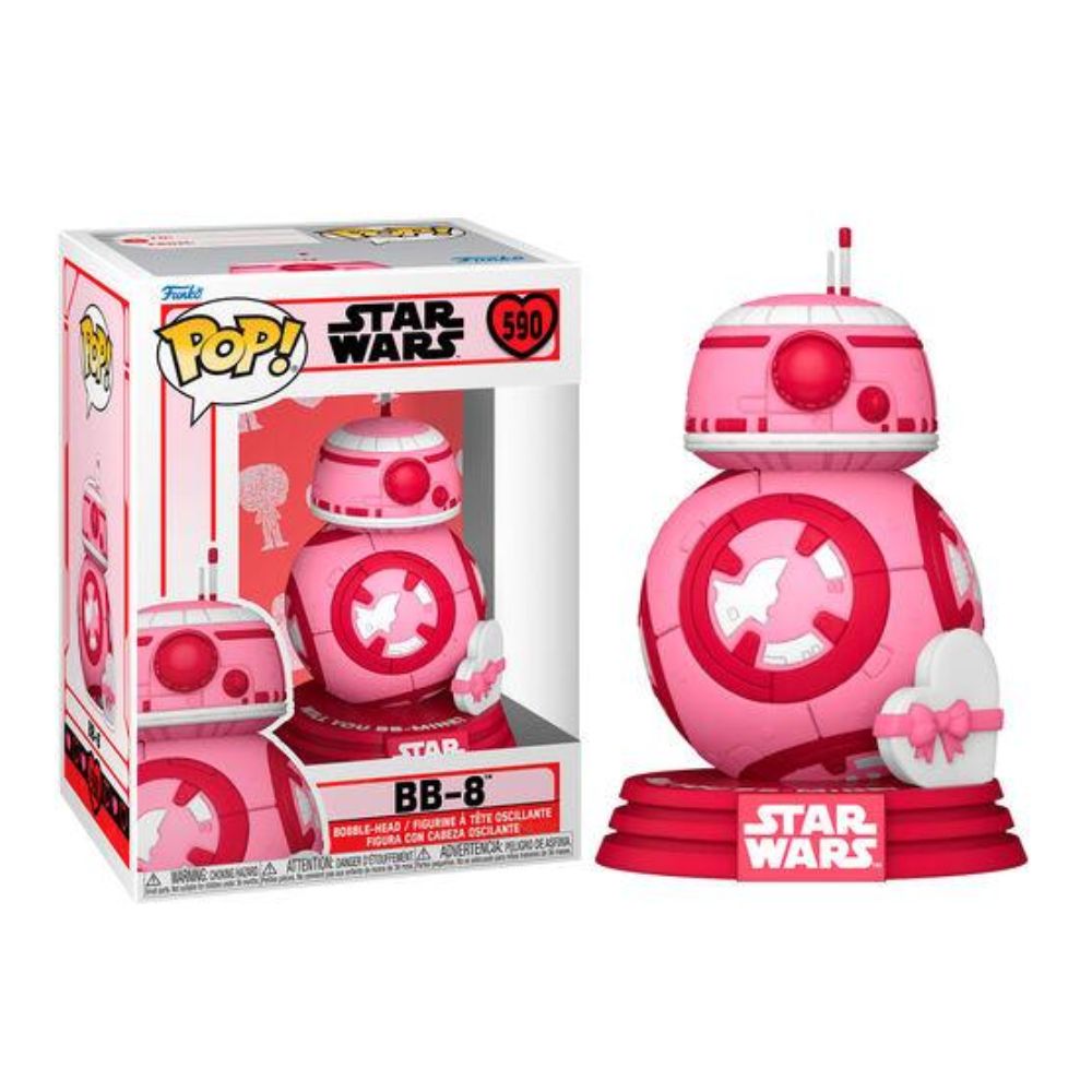 Funko Pop! Star Wars: Valentines S3 - BB-8 #590 Vinyl Figure 080786 - Funko Pop!