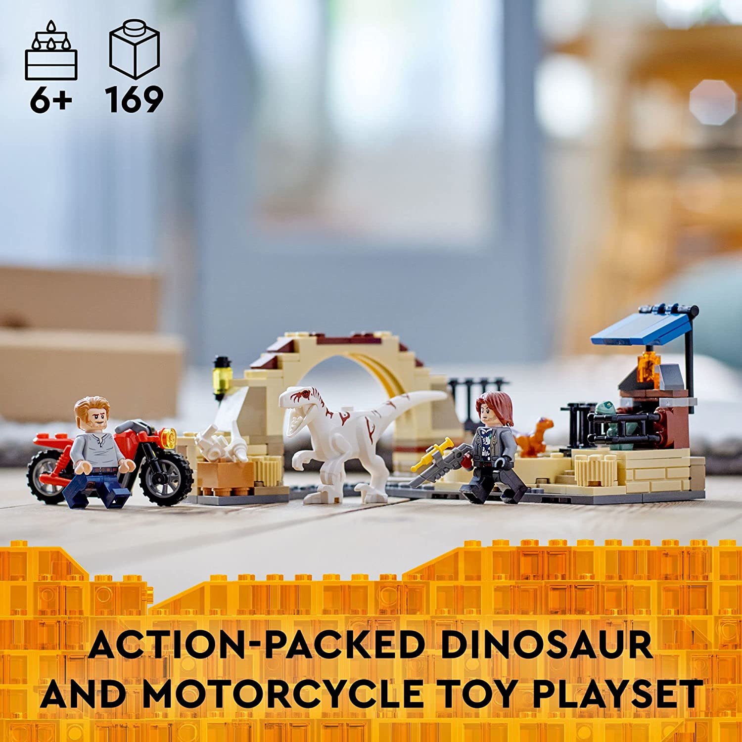 LEGO Jurassic World Atrociraptor Dinosaur: Bike Chase 76945 - LEGO, LEGO Jurassic World